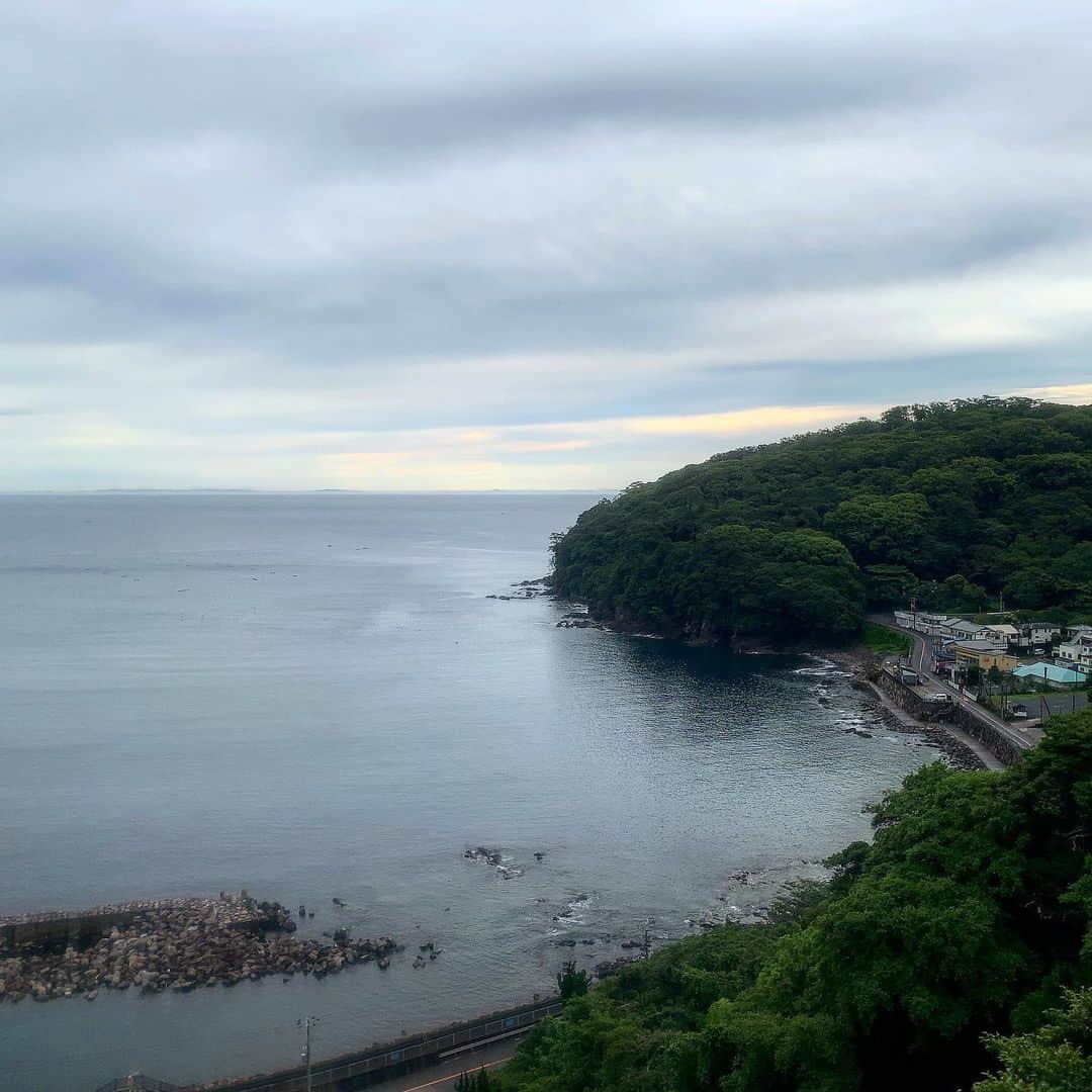 池内万作さんのインスタグラム写真 - (池内万作Instagram)「雨の合間を縫って朝の半島散歩＆ラン。 運動不足なのでもっと合間を縫わなければw  もうしばらく雨が続くみたいですね。 被害に遭われた方、言葉だけで心苦しいですが、お見舞い申し上げます。 皆さま、くれぐれもお気をつけ下さい。 #真鶴半島 #ランでした #万散歩 #stopデ部」7月10日 7時32分 - mandeshita