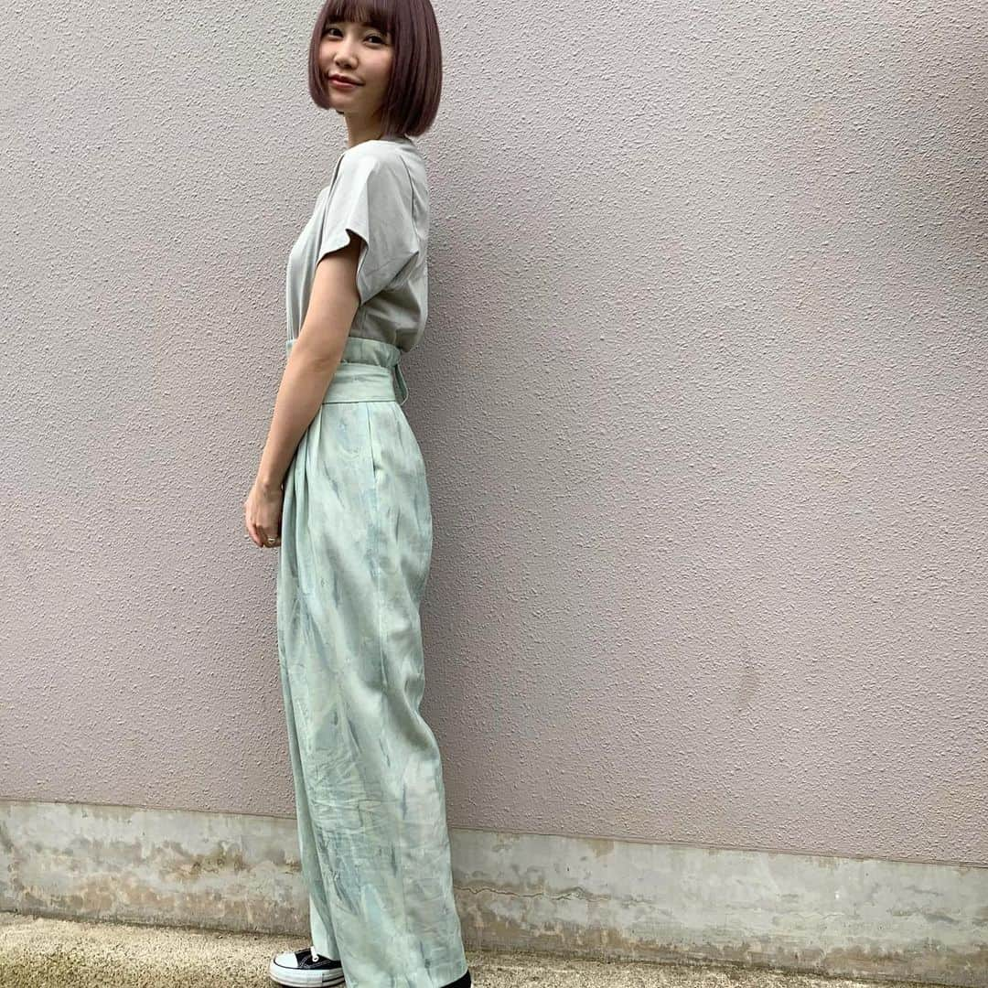 西脇彩華さんのインスタグラム写真 - (西脇彩華Instagram)「＊ mint 🌿 #ootd」7月10日 8時29分 - chapon_930