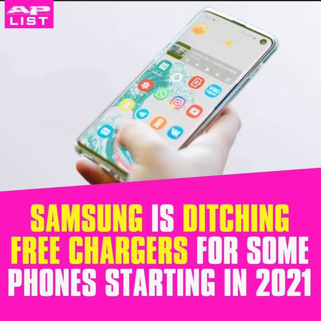 Alternative Pressさんのインスタグラム写真 - (Alternative PressInstagram)「@samsungmobile is reportedly planning to remove free chargers from some phone bundles starting in 2021📱⁠ LINK IN BIO⁠ .⁠ .⁠ .⁠ #samsung #samsungmobile #samsungchargers #alternativepress #altpress」7月10日 8時30分 - altpress