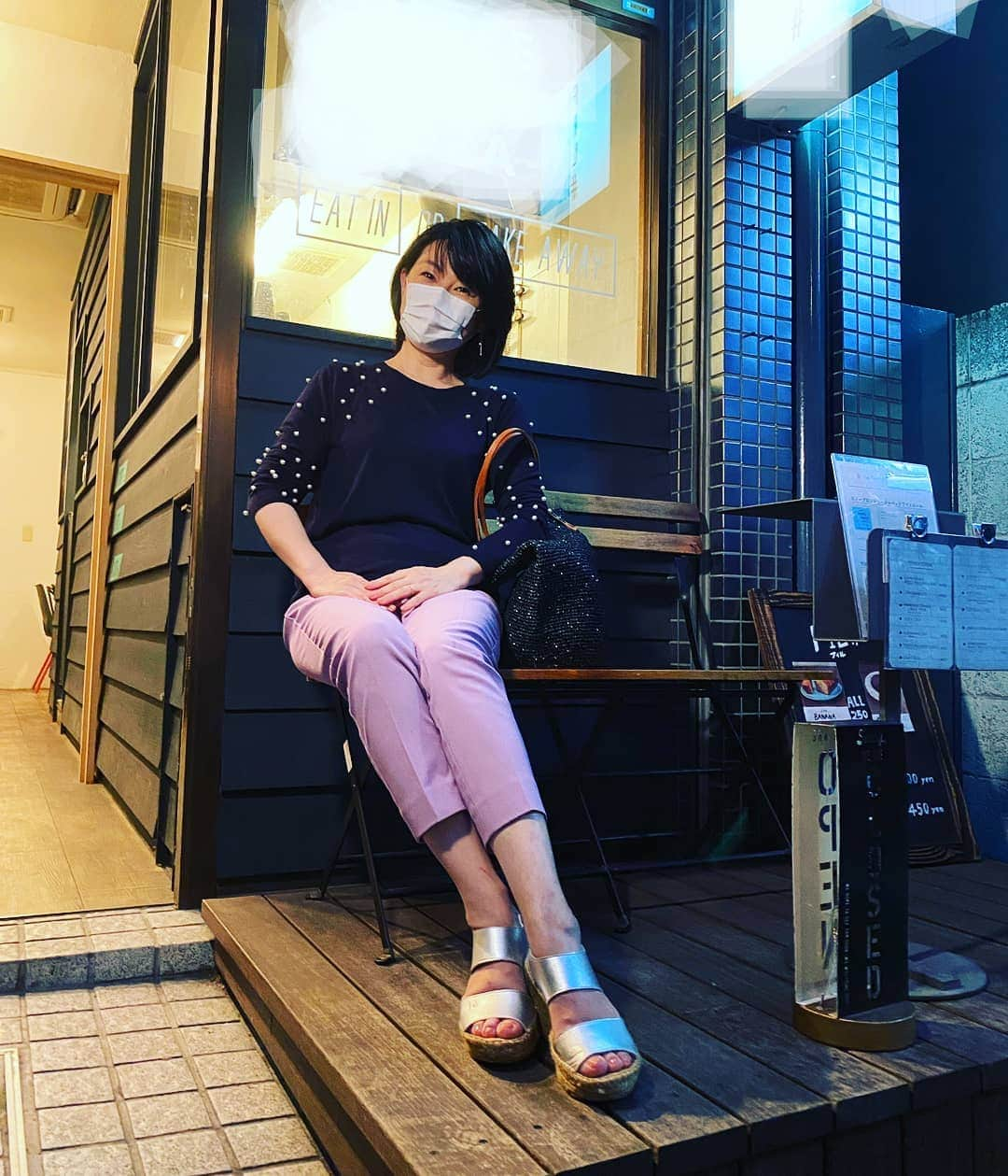 小島奈津子さんのインスタグラム写真 - (小島奈津子Instagram)「2020*7*10 明日7/11(土) 日テレ系 9:25～ #ぶらり途中下車の旅 #千代田線 編 ． ロケはずっとマスク着用。 #ソーシャルディスタンス を保ちながら。 ． #ZARA #PLST #calzanor #ぶらり衣裳はいつも私服です」7月10日 10時21分 - kojimanatsuko_official