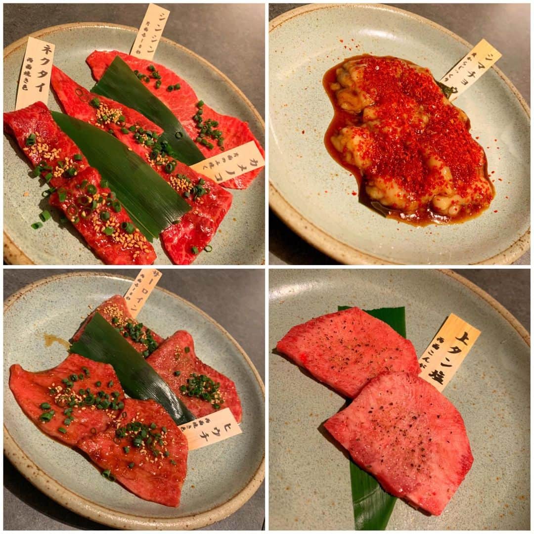 小松彩夏さんのインスタグラム写真 - (小松彩夏Instagram)「﻿ #こまっちゃんと焼肉なう﻿ に使ってもいいよ？(笑)﻿ ﻿ また美味しい焼肉屋さんを﻿ 見つけてしまった...🥩‼️﻿ ﻿ 先日、【焼肉膳所 龍土町 匠】@ryudochotakumi.roppongi﻿ へ行ってきました🥩✨﻿ ﻿ 今回は焼肉膳所コースを﻿ 頂いたのですが、大大大満足🥰﻿ ﻿ 牛肉の刺身から始まり、ユッケ、牛タン、赤身、霜降り...次から次へ出てくるお肉が全て美味しすぎて...😍﻿ ﻿ 特に最後のヒレ肉はとても肉厚でジューシー過ぎて鼻血ものでした😝❤️﻿ ﻿ シメのお食事もボリューム満点でこんなに食べちゃっていいんです？と思っちゃうくらい贅沢すぎるコースでした‼️✨﻿ ﻿ ちなに私は大好きな冷麺にしました🍜💕﻿ ﻿ そして焼くたびに毎回網を変えてくれる店員さんの心遣い感動…😭﻿ ﻿ まるでイタリアンやフレンチのコース料理をいただいてるかのような素晴らしいおもてなしで、最高の食事と時間でした🥰﻿ ﻿ 席もすべて完全個室と言っていいくらいのプライベートな空間で、周りの目も気にせず思う存分焼肉を堪能できましたとさ😋﻿ ﻿ 次はもっと贅沢な匠コースにしちゃおうかな😜﻿ あぁ、想像しただけで鼻血…😇﻿ ﻿ どれだけ食べても焼肉欲はまったく収まりそうにない小松でした…😝❤️(笑)﻿ ﻿ また素敵なお店みつけたら紹介します🌸﻿ ﻿ 【焼肉膳所 龍土町 匠】﻿ 📍東京都港区六本木7-18-15六本木718ビル2階﻿ ﻿ ﻿ #焼肉膳所龍土町匠 #六本木焼肉 #知床牛 #焼肉オススメ #六本木 #六本木駅 #東京 #tokyo #焼肉部 #課外活動 #焼肉 #肉好き #肉女子 #焼肉女子会 #焼肉デート #六本木 グルメ #pr #コラボベース #food #yummy #美味しい #コマログ #幸せ﻿」7月10日 10時53分 - official_ayaka_502