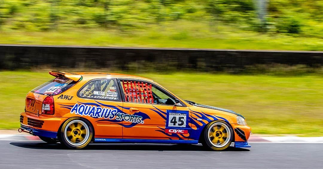 mistbahnさんのインスタグラム写真 - (mistbahnInstagram)「_ AQUARIUS SPORTS Honda EK4 CIVIC _ _ Shot on May-24 2020 "HONDA VTEC ONE MAKE RACE 2020 Rd.2" organized by @zerofighterautocustom at Okayama International Circuit  _ owner: HN Unknown photo: @mistbahn _ _ JP) 2020年5月24日 岡山国際サーキット、ゼロファイターさん主催「HONDA VTEC ONE MAKE RACE 2020 Rd.2」。 _ _ #hondavteconemakerace #zerofighterautocustom #okayamainternationalcircuit #岡山国際サーキット #aquariassports #アクエリアススポーツ #civic #hondacivic #ホンダシビック #シビック #ctr  #ek4 #ek9 #ekcivic #n1civic #osakajdm #kanjo #kanjostyle #kanjoracer #kanjozoku #trackcar #trackspec #p1racing #buddyclub #timeattack #timeattackjapan #hondasontrack」7月10日 12時07分 - mistbahn