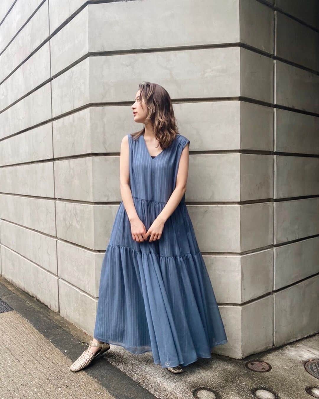 MOUSSY SNAPさんのインスタグラム写真 - (MOUSSY SNAPInstagram)「#MOUSSYSNAP @okana_msy 155cm LUMINE KITASENJU STAFF/ルミネ北千住店スタッフ ㅤㅤㅤㅤㅤㅤㅤㅤㅤㅤㅤㅤㅤ SLEEVELESS DRESS(010DS330-2440) #MOUSSYCapsuleCollection  #MOUSSY_CC WEAVE FLAT SHOES(010CAS11-5250) ㅤㅤㅤㅤㅤㅤㅤㅤㅤㅤㅤㅤㅤ #MOUSSY」7月10日 12時31分 - moussysnap