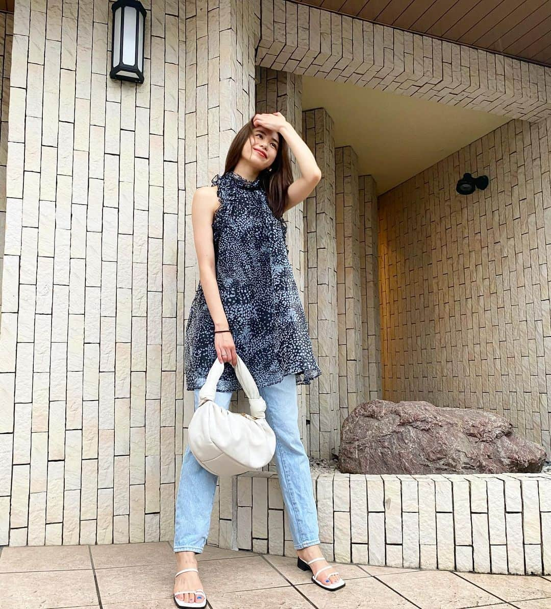 佐藤晴美さんのインスタグラム写真 - (佐藤晴美Instagram)「おはゆ。先日の私服🤗 このデニム使いやすくて気付いたらずっと履いてる。 最近は、特に長く愛せるものを選ぶようにしています♪」7月10日 12時46分 - sato_harumi__official