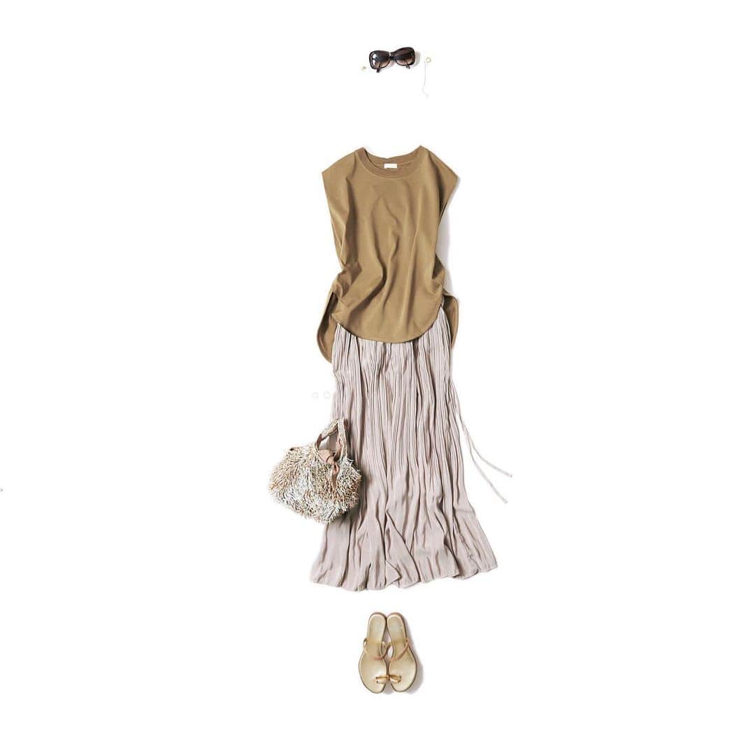 K.KSHOP_officialさんのインスタグラム写真 - (K.KSHOP_officialInstagram)「・ NEW♦️Coordinate  ・ 2020-07-10 ・ キャラメルマキアート、な気分 ・ tops : #oud #fio  skirt : #miran accessory : #amthemforthesenses  #gigi bag : #imayin shoes : #ilsandaloofcapri other : #pagani ・ #kkcloset #kkshop #菊池京子 #kyokokikuchi  #コーデ  #code #style #fashion #コーディネート #ootd #wear #happy  #カジュアル #ニュアンスアート」7月10日 13時04分 - k.kshop_official