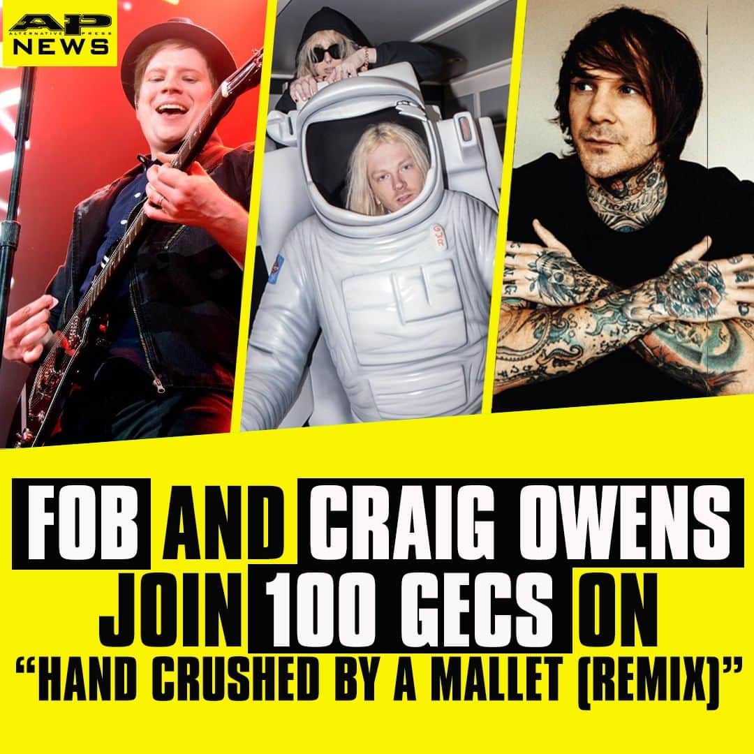 Alternative Pressさんのインスタグラム写真 - (Alternative PressInstagram)「LISTEN: It turns out that electro-savants @100gecs were former scene kids. Check out their new track with @falloutboy and @badxchannels⁠ LINK IN BIO⁠ .⁠ .⁠ .⁠ #100gecs #craigowens #falloutboy #fob #handcrushedbyamallet #handcrushedbyamalletremix #altpress #alternativepress」7月11日 0時40分 - altpress
