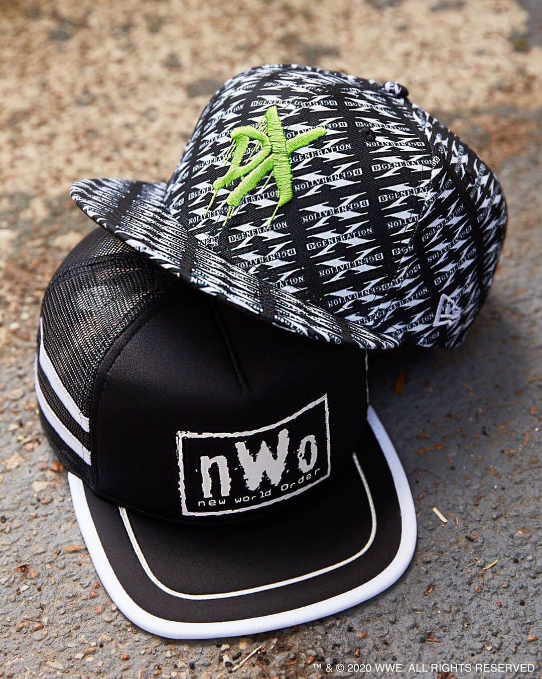 ニューエラ・キャップのインスタグラム：「Step into the ring with an official WWE New Era Cap. Available in multiple styles at neweracap.com . Link in bio」