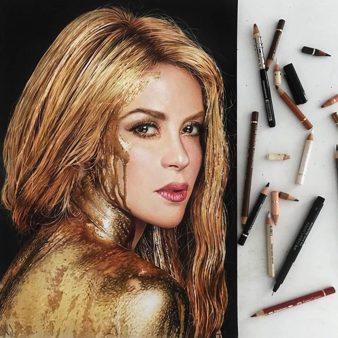 シャキーラさんのインスタグラム写真 - (シャキーラInstagram)「You guys blow me away with your talent! Beautiful drawing by @dendareloaded.」7月11日 0時47分 - shakira