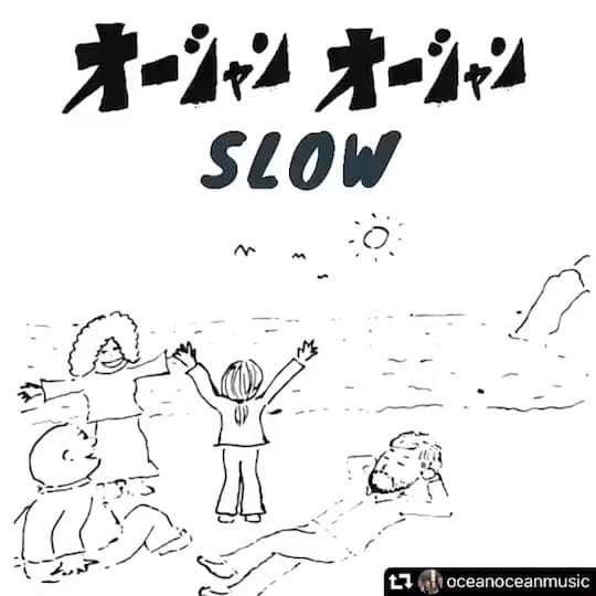 SHANTIのインスタグラム：「#repost @oceanoceanmusic ・・・ new song!! 7/15 !!  仲間とゆるく遊ぶように生きよう！  our first single "SLOW" on all platforms (link in bio) Ocean Ocean are Hanah, Gatz, Shanti, Kai: 4 solo songwriters come together as a band to create harmonious acoustic soul music from Shonan beach area, Japan. We are Ocean Ocean. カイ画伯のイラスト♡  song written by @shantimusic & @hanah_spring  cover art by @kai.petite  mastered by @nobuyoshinakazawa  recorded by @kitanoseiki  #acousticguitar #acoustic #music #kamakura #kamakurajapan #shonan #holidaymusic  #singer #singersongwriter   #adlib #adlibs #soul #soulful #jazz #harmonies #harmonizing #baritoneguitars #chorus #riffs #runs #acapella #acappella #singers #originalsong #original #voice  #arrangement #pickupmusic @spotifyjapan @tunecorejapan  @pickupmusic @pickupjazz @pickupbeats @singers @theshaderoom @majorvocalist @talentedsangers @saucyvocals」
