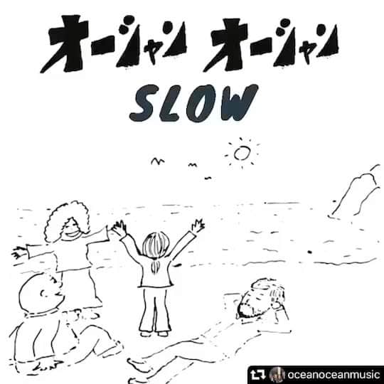 のインスタグラム：「#repost @oceanoceanmusic ・・・ new song!! 7/15 !!  仲間とゆるく遊ぶように生きよう！  our first single "SLOW" on all platforms (link in bio) Ocean Ocean are Hanah, Gatz, Shanti, Kai: 4 solo songwriters come together as a band to create harmonious acoustic soul music from Shonan beach area, Japan. We are Ocean Ocean. カイ画伯のイラスト♡  song written by @shantimusic & @hanah_spring  cover art by @kai.petite  mastered by @nobuyoshinakazawa  recorded by @kitanoseiki  #acousticguitar #acoustic #music #kamakura #kamakurajapan #shonan #holidaymusic  #singer #singersongwriter   #adlib #adlibs #soul #soulful #jazz #harmonies #harmonizing #baritoneguitars #chorus #riffs #runs #acapella #acappella #singers #originalsong #original #voice  #arrangement #pickupmusic @spotifyjapan @tunecorejapan  @pickupmusic @pickupjazz @pickupbeats @singers @theshaderoom @majorvocalist @talentedsangers @saucyvocals」