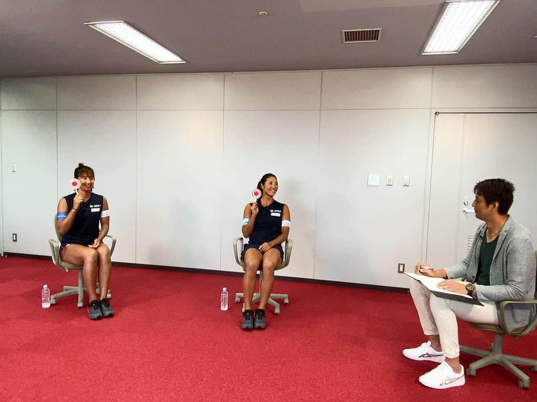 長谷川暁子さんのインスタグラム写真 - (長谷川暁子Instagram)「BSフジテレビ「Volleyball Channel」の取材がありました📹﻿ 放送日は7/17予定です😊﻿ ⭕️❌クイズもお楽しみに☺️﻿ ﻿ #bsフジ #volleyballchannel ﻿ #beachvolleyball #ビーチバレーボール ﻿ #nttcomware #nttコムウェア ﻿ #長谷川暁子 #akikohasegawa」7月10日 17時23分 - akikohaseg