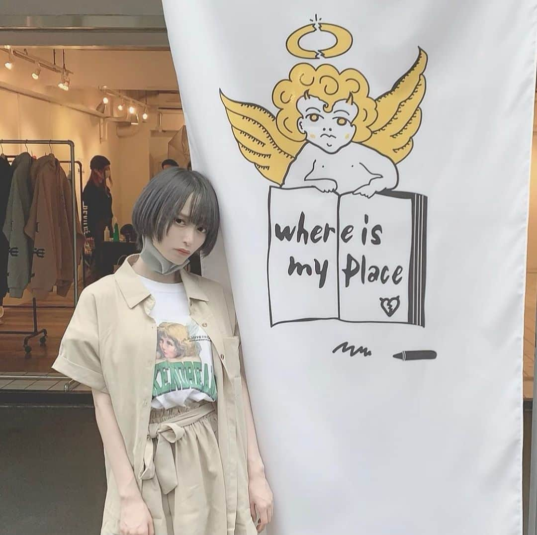 つぶらさんのインスタグラム写真 - (つぶらInstagram)「散歩がてらdeviluseのPOPUPストア行ってきたら UN/BALANCEっていうブランドにエンカした UFOキャッチャー取れんかった . . #deviluse #fashion #ootd #code #streetfashion #photo #ショートカット#ショートヘア #原宿 #デザフェス」7月10日 20時20分 - tsubra_