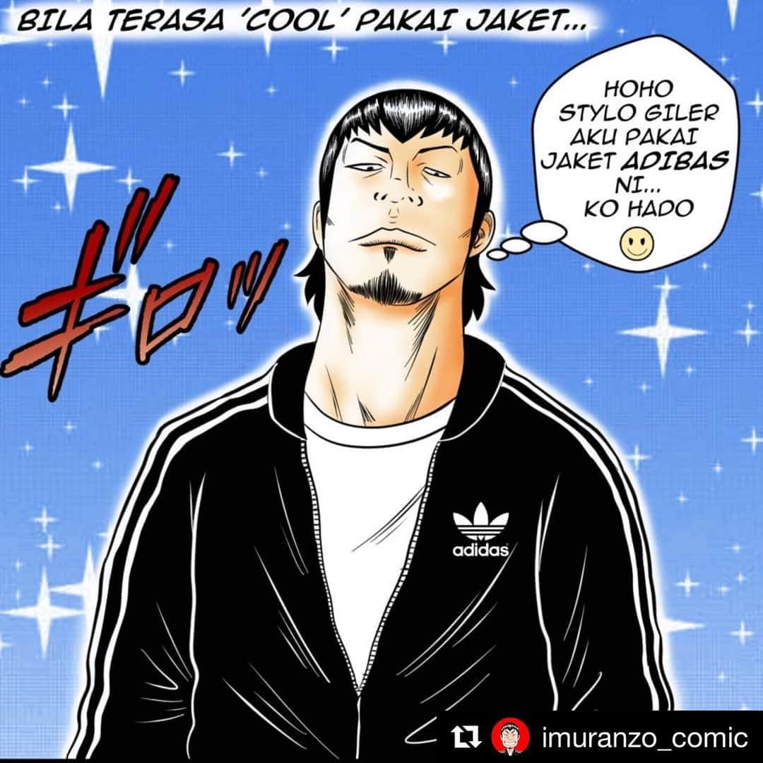 Koleksi Komik Malaysiaさんのインスタグラム写真 - (Koleksi Komik MalaysiaInstagram)「#Repost @imuranzo_comic with @get_repost ・・・ AKU YANG PAKAI KO YANG PANAS🔥🔥🔥  Teringat kata-kata Wak Doyok satu ketika dulu...Panas x panas janji bergaya x gitewww...Kui3 😁😝😎 . . . 👉Follow @imuranzo_comic for more !🍫 . . . Dwg Style/Ref :- Manga Crows by Takahashi Hiroshi ➖➖➖➖➖ 🎌HASHTAGS🎌➖➖➖➖➖ #komik #komikmalaysia #koleksikomikmalaysia  #komikstrip #gengkomik #komikharian #drawing #mangadrawings  #imuranzo」7月10日 20時40分 - tokkmungg_exclusive