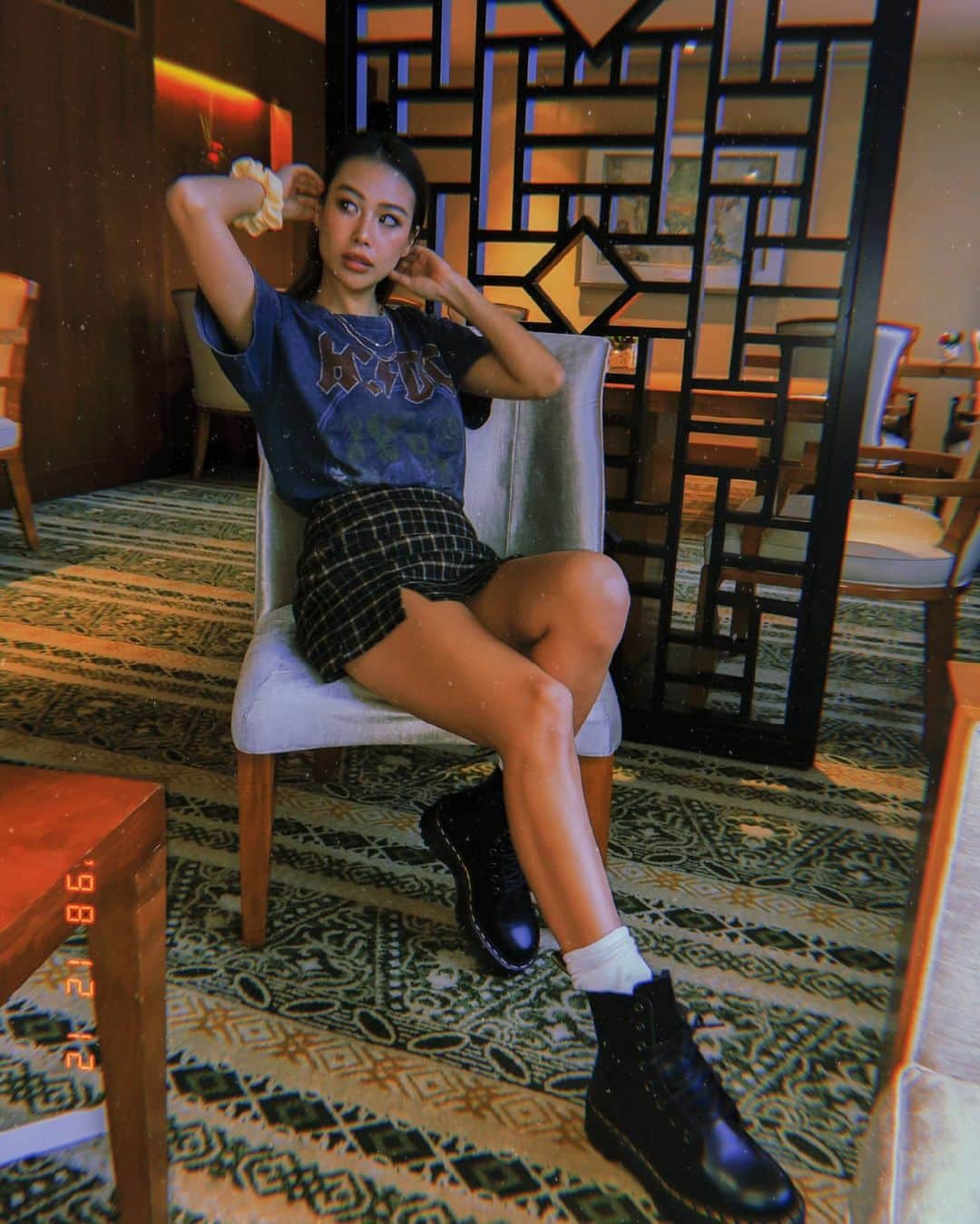 harunaのインスタグラム：「🖤」