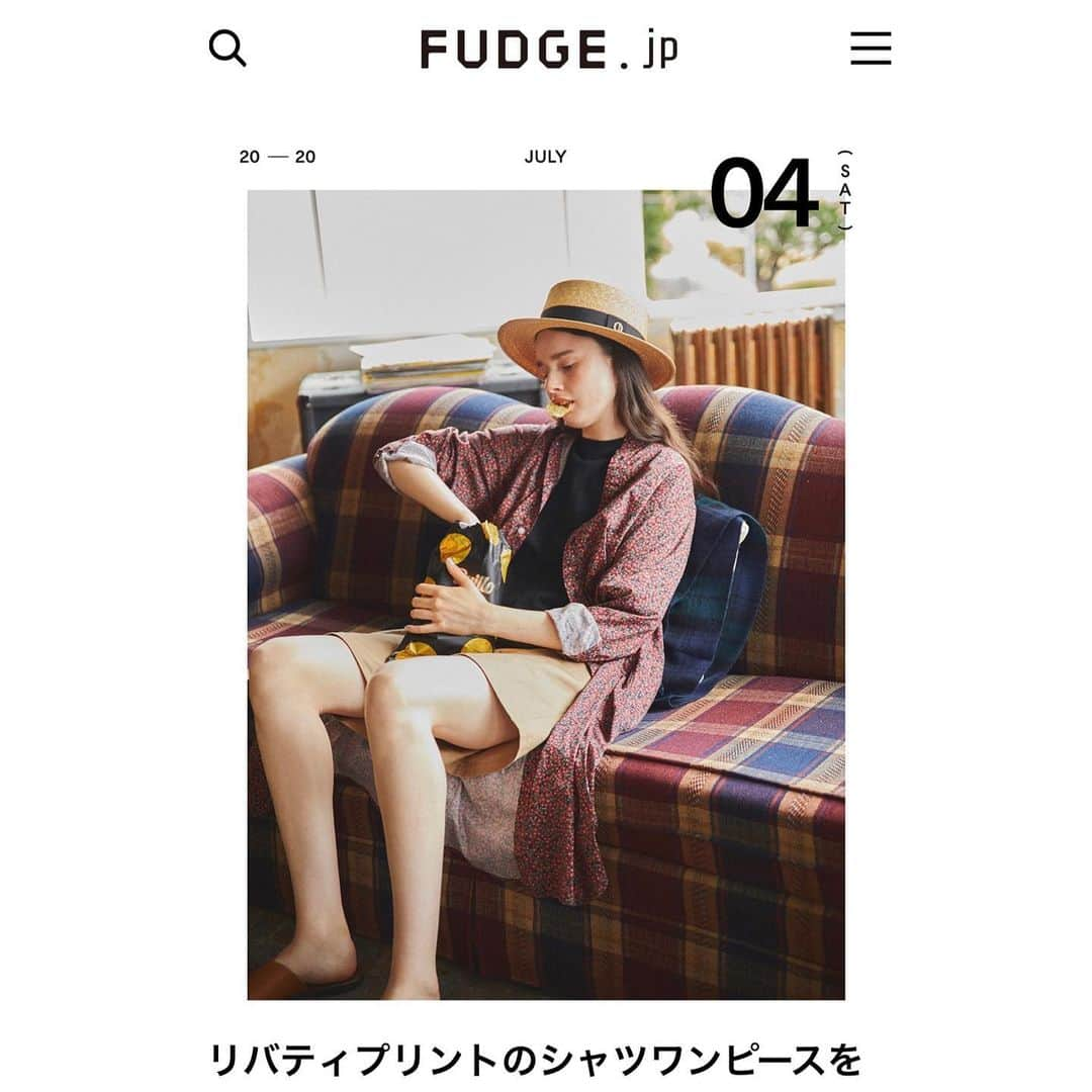 花沢美音のインスタグラム：「@fudge_magazine にて  @chapeaud_o のハットでの コーデが掲載されております👒  OVERRIDE新潟店 取扱ブランドとなりますので 気になる方は是非とも お待ちしております！  #帽子 #帽子コーデ #fashion #新潟 #niigata」