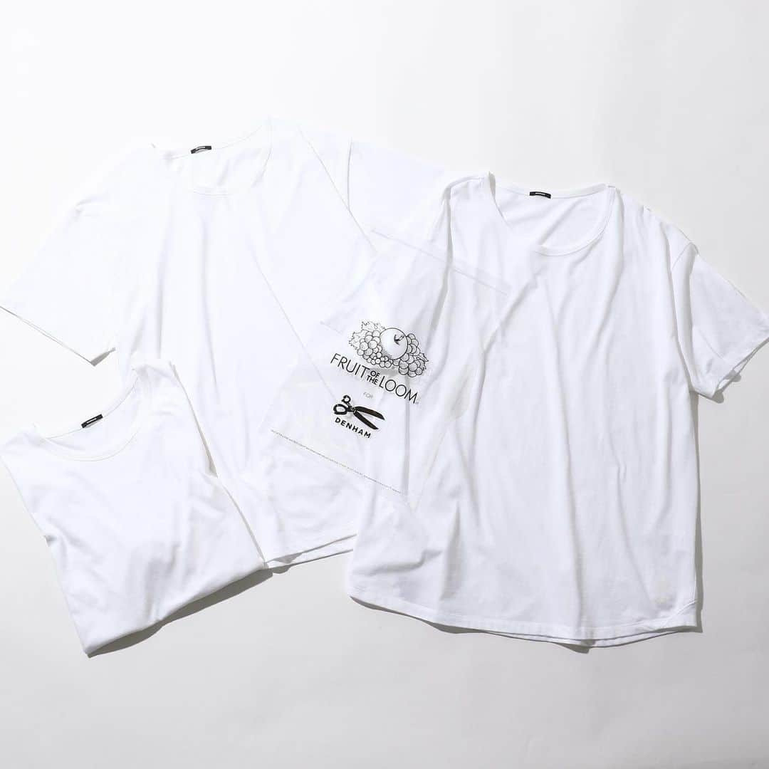 denham_japanさんのインスタグラム写真 - (denham_japanInstagram)「.﻿ DENHAM × FRUIT OF THE LOOM﻿ 3 PACK T SHIRT﻿ white / black﻿ ﻿ 3枚入りのパックティシャツが﻿ 初のコラボレーションとして登場！﻿ 7/11(土) 全国直営店・正規取扱店舗・オンラインにて発売します🍇🍎✂️﻿ ﻿ #fruitoftheloom #denham denhamjapan #denhamthejeanmaker #3packt #collaboration #tshirt #denimfashion #scissors #madeinjapan #フルーツオブザルーム #デンハム #コラボ #パックティ #デンハムジャパン #デンハムザジーンメーカー #シザース #メイドインジャパン #初コラボ #デニムファッション」7月10日 22時46分 - denham_japan_by_aki_negishi