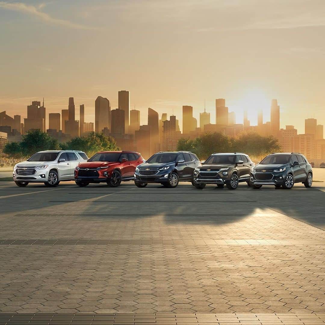 シボレーのインスタグラム：「Think you know our Family of SUVs? Head over to our Story for some trivia to test your knowledge.」