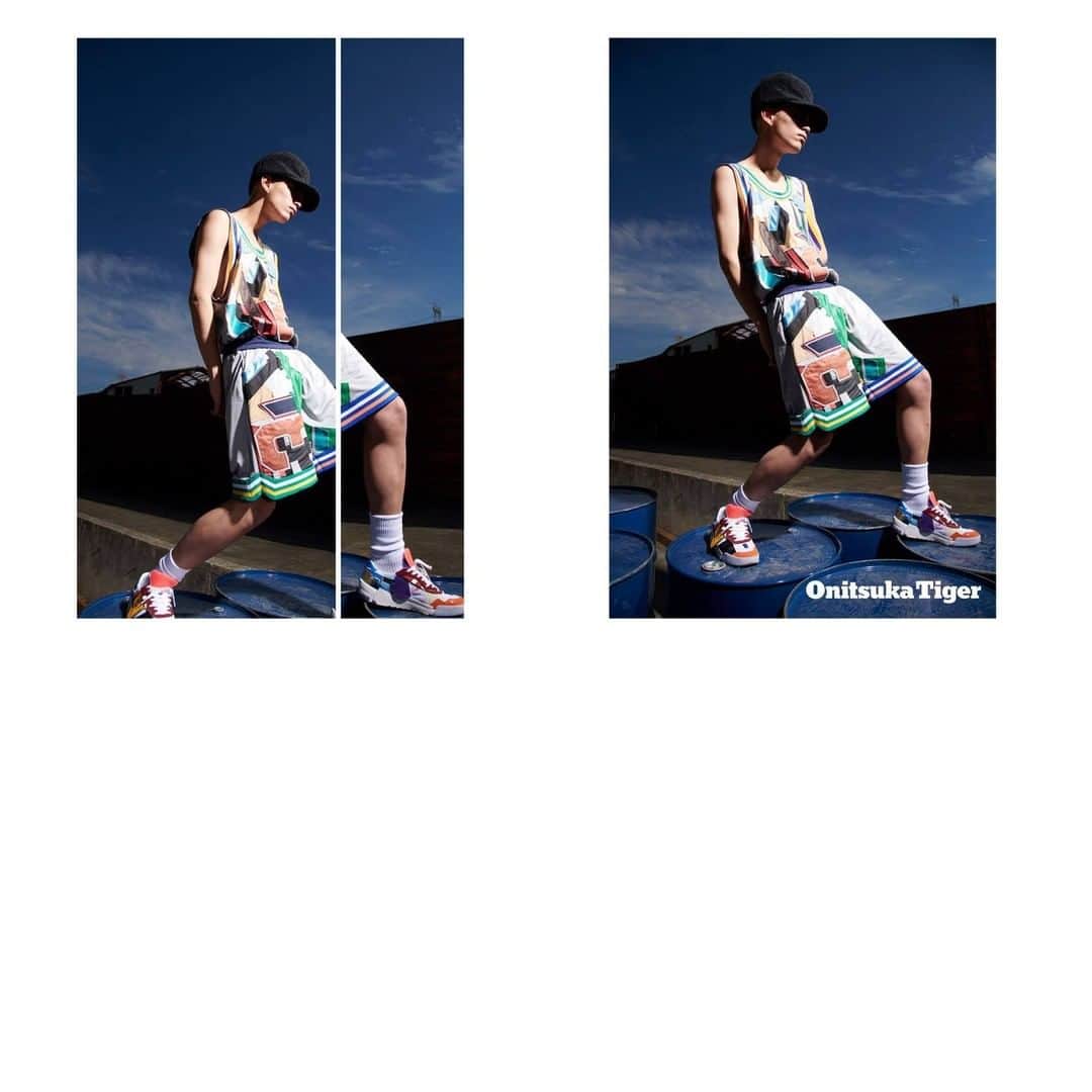 アンドレアポンピリオのインスタグラム：「ONITSUKA TIGER FALL WINTER 2020 COLLECTION 💥 @onitsukatigerofficial  @onitsukatigerjp   #ONITSUKATIGER #FW20 #ANDREAPOMPILIO #LoveMeForeverOrNever #tokyo  #milano」
