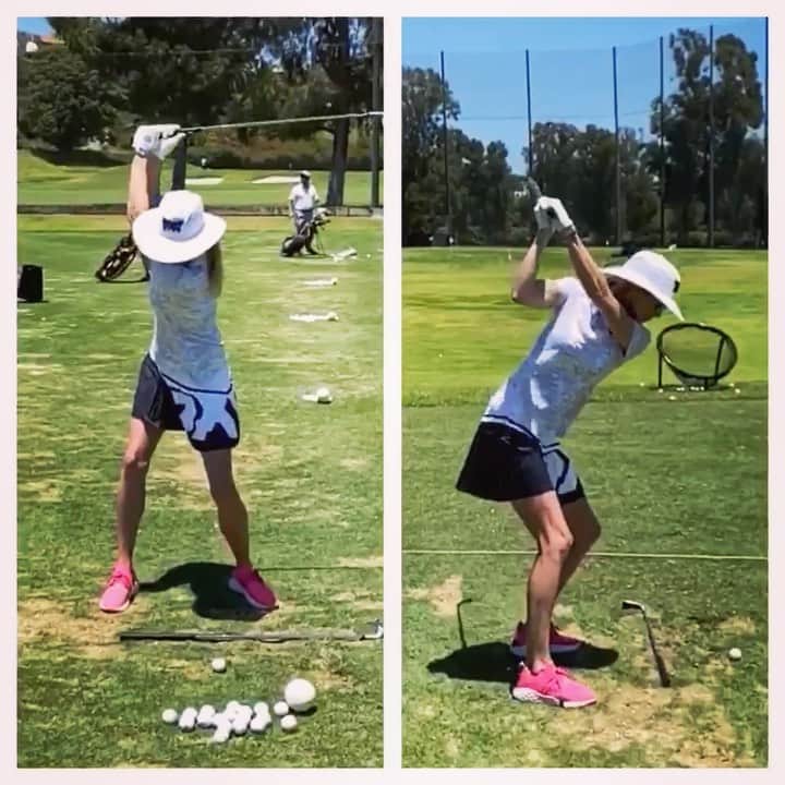 アンナ・ローソンのインスタグラム：「For the swing junkies... 😘 @pxg #gen3 7 iron #pxgapparel 📹: @danadahlquist」