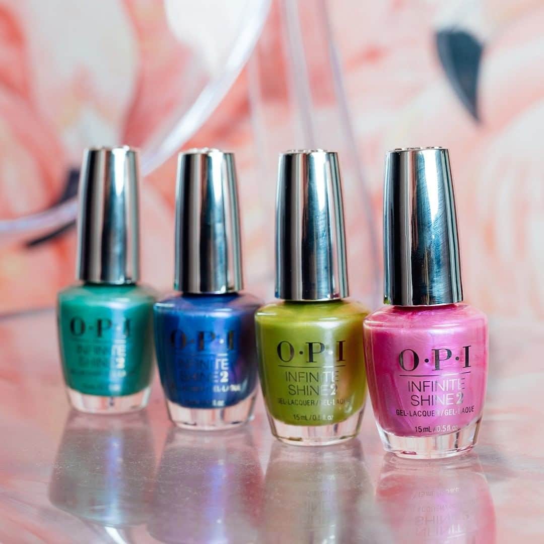 OPIさんのインスタグラム写真 - (OPIInstagram)「#OPIHiddenPrism offers unique iridescent glitters and shimmer pigments that give added depth and dimension to a kaleidoscope of color.   Shades: #YourLimeToShine, #PrismaticFanatic, #OpticalIllusSun and #RainbowsInYourFuchsia  #ColorIsTheAnswer #HealingRainbow #OPIInfiniteShine #IridescentNails  #BlueNails #GreenNails #TealNails #PinkNails #GlitterNails #ShimmerNails #TrendyNails」7月11日 10時01分 - opi