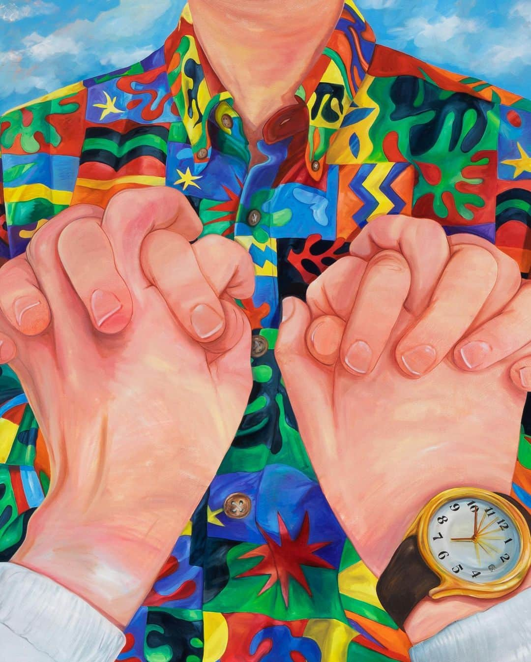 Juxtapoz Magazineさんのインスタグラム写真 - (Juxtapoz MagazineInstagram)「So many beautiful details in these new grand paintings by @rebeccanessart at @ninomiergallery ... so let’s take a look at the hands...」7月11日 10時14分 - juxtapozmag