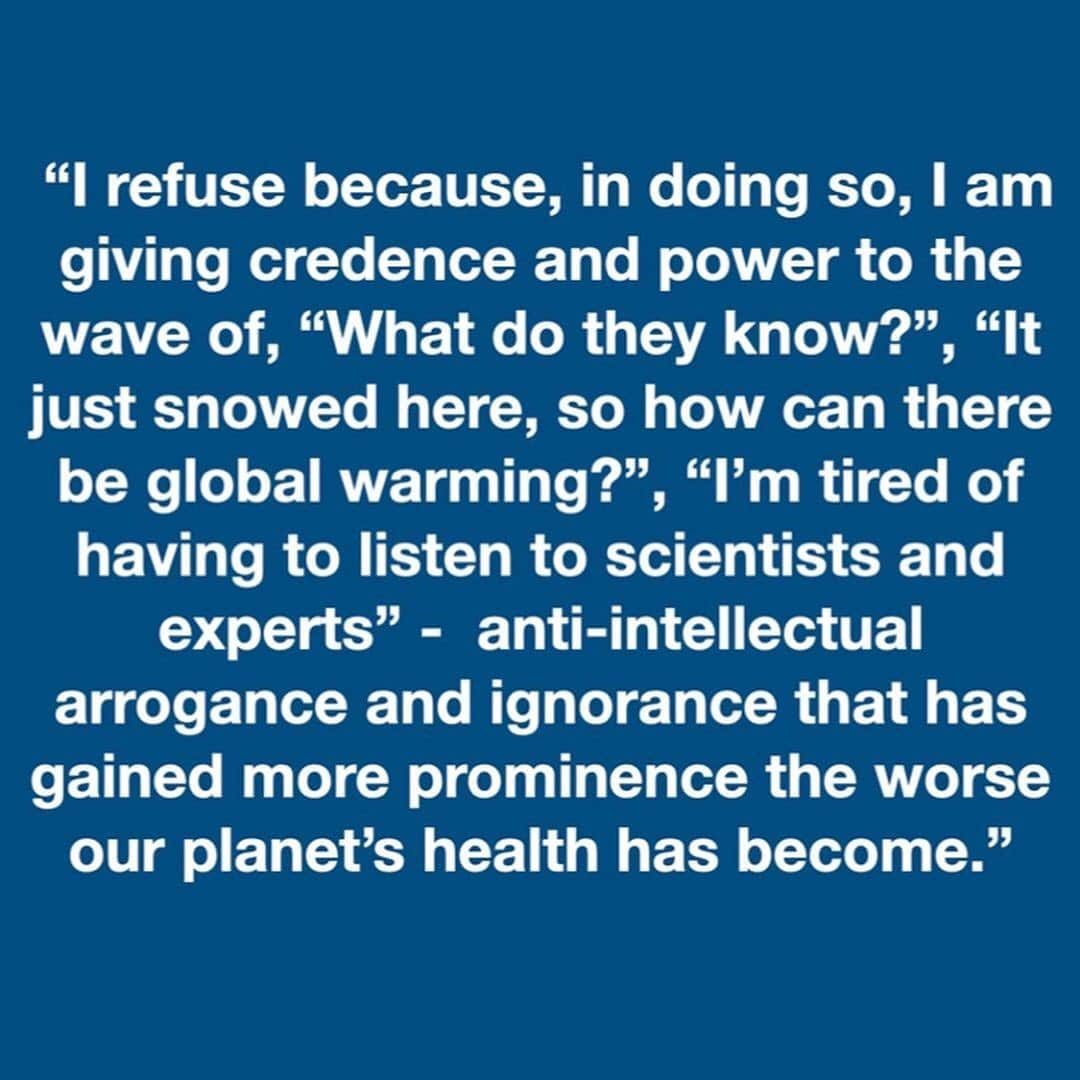 アラン・カミングさんのインスタグラム写真 - (アラン・カミングInstagram)「@theclimateactors: @alancummingsnaps “I refuse to try to persuade anyone that climate change is real. I refuse because, in doing so, I am giving credence and power to the wave of, “what do they know?”, “it just snowed here, so how can there be global warming?”, “I am tired of having to listen to scientists and experts” anti-intellectual arrogance and ignorance that has gained more prominence the worse our planet’s health has become. I refuse to engage with people who wholly function in terms of money and their own, privilege status quo. But I do, so hugely, exhort you to become more active and find out what you can do to help. We can do so much better and all is not lost.” #climateactors #climateactorscommunity #actonclimate #alancumming #theannivarsaryparty #xmen #goldeneye #theprince #instinct #doctorwho #thegoodwife #clubcumming #cabaret #hamlet #sweetland #masterpiecemystery #tommystale #notmyfathersson #tonyawardwinner #climatecrisis #climatesolutions alancumming.com」7月11日 10時31分 - alancummingreally