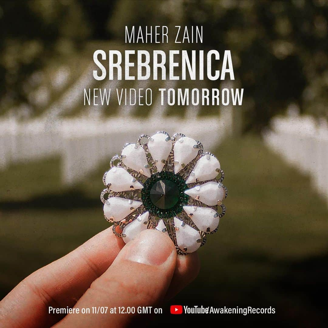 マヘル・ザインさんのインスタグラム写真 - (マヘル・ザインInstagram)「Stay tuned for the premiere of my new video “Srebrenica” in memory of the 25th anniversary of the Srebrenica genocide, tomorrow at 12:00 GMT on Awakening Music’s YouTube channel.  #Srebrenica #SrebrenicaGenocide  #NeverAgain #Bosnia #NeverForgetSrebrenica」7月11日 2時24分 - maherzainofficial