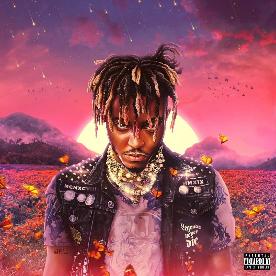 サウンドクラウドのインスタグラム：「😞💜⁠ ⁠ New @juicewrld999 in bio. #LLJW」