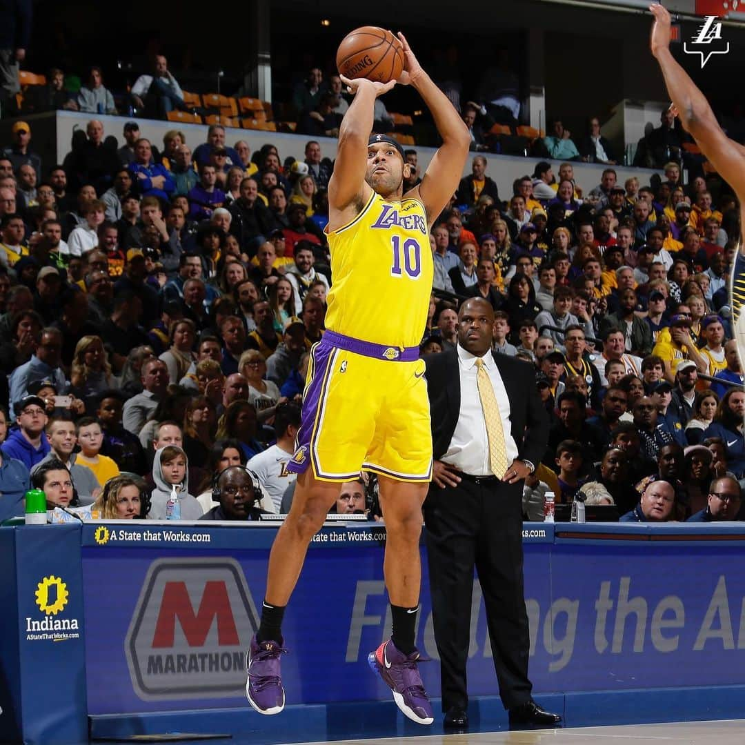 Los Angeles Lakersさんのインスタグラム写真 - (Los Angeles LakersInstagram)「The one and only 1️⃣0️⃣ #DudleyDay」7月11日 5時36分 - lakers