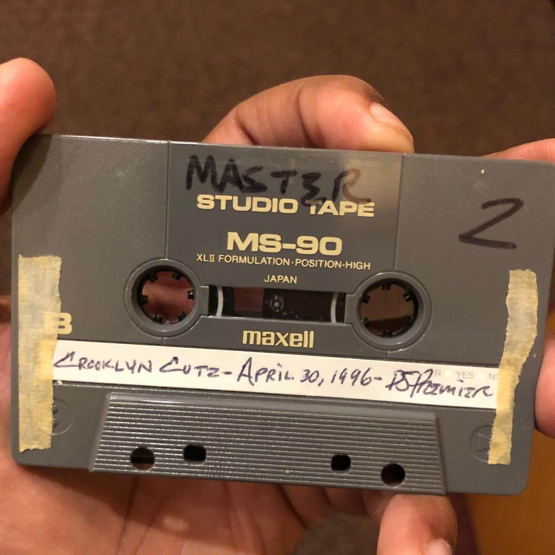 DJプレミアさんのインスタグラム写真 - (DJプレミアInstagram)「#fbf (APRIL 30, 1996)... The Actual MASTER COPY Of My  "CROOKLYN CUTS" SERIES VOLUME 2 of 3... And My Original Handwriting... SHOUT TO TAPE KINGZ...」7月11日 6時07分 - djpremier