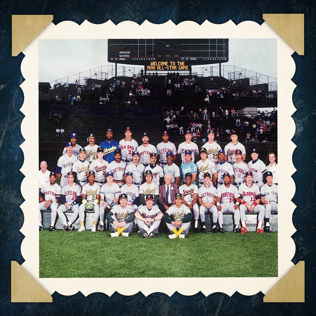 シカゴ・カブスさんのインスタグラム写真 - (シカゴ・カブスInstagram)「#CubsCollection: 1990 All-Star Game. On July 10, 1990 Wrigley Field hosted the Midsummer Classic for the third time. Over 39,000 fans packed into the Friendly Confines to watch the best baseball players of the day go head-to-head. The host team was celebrated by Mr. Cub himself, Ernie Banks, who delivered the ceremonial first pitch. The Home Run Derby, emceed by Bill Murray, was won by future Hall of Famer and 10-time All-Star Ryne Sandberg. Andre Dawson and Shawon Dunston also represented the Cubs on the National League roster. The All-Star Game itself was challenging for both teams due to rain and lengthy delays. The American League pitching staff was the star of the matchup, with the National League recording only two hits. The American League won the game 2-0. Find more photos at Facebook.com/Cubs.」7月11日 6時21分 - cubs