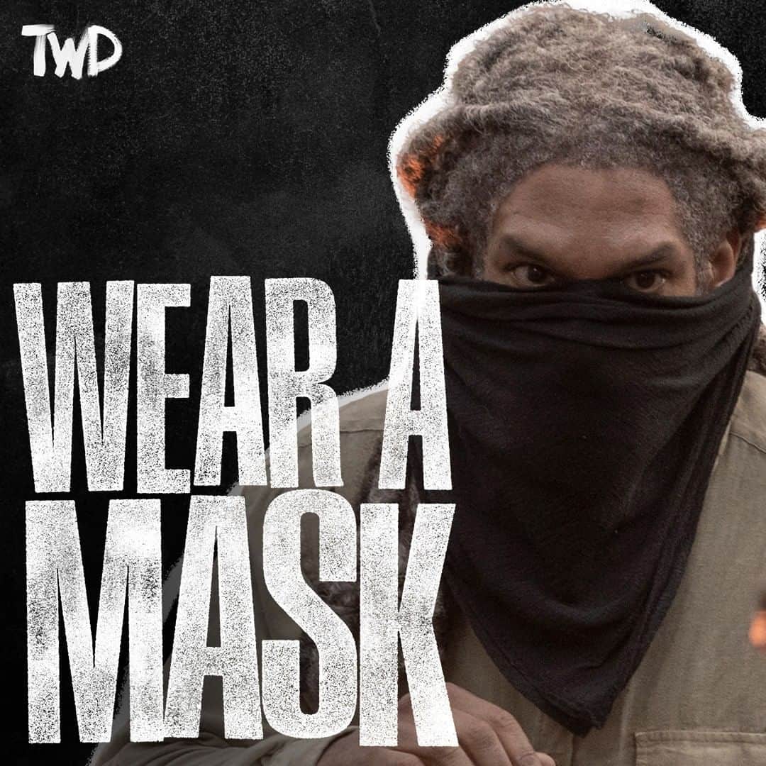 The Walking Deadさんのインスタグラム写真 - (The Walking DeadInstagram)「Wear a mask.」7月11日 7時26分 - amcthewalkingdead