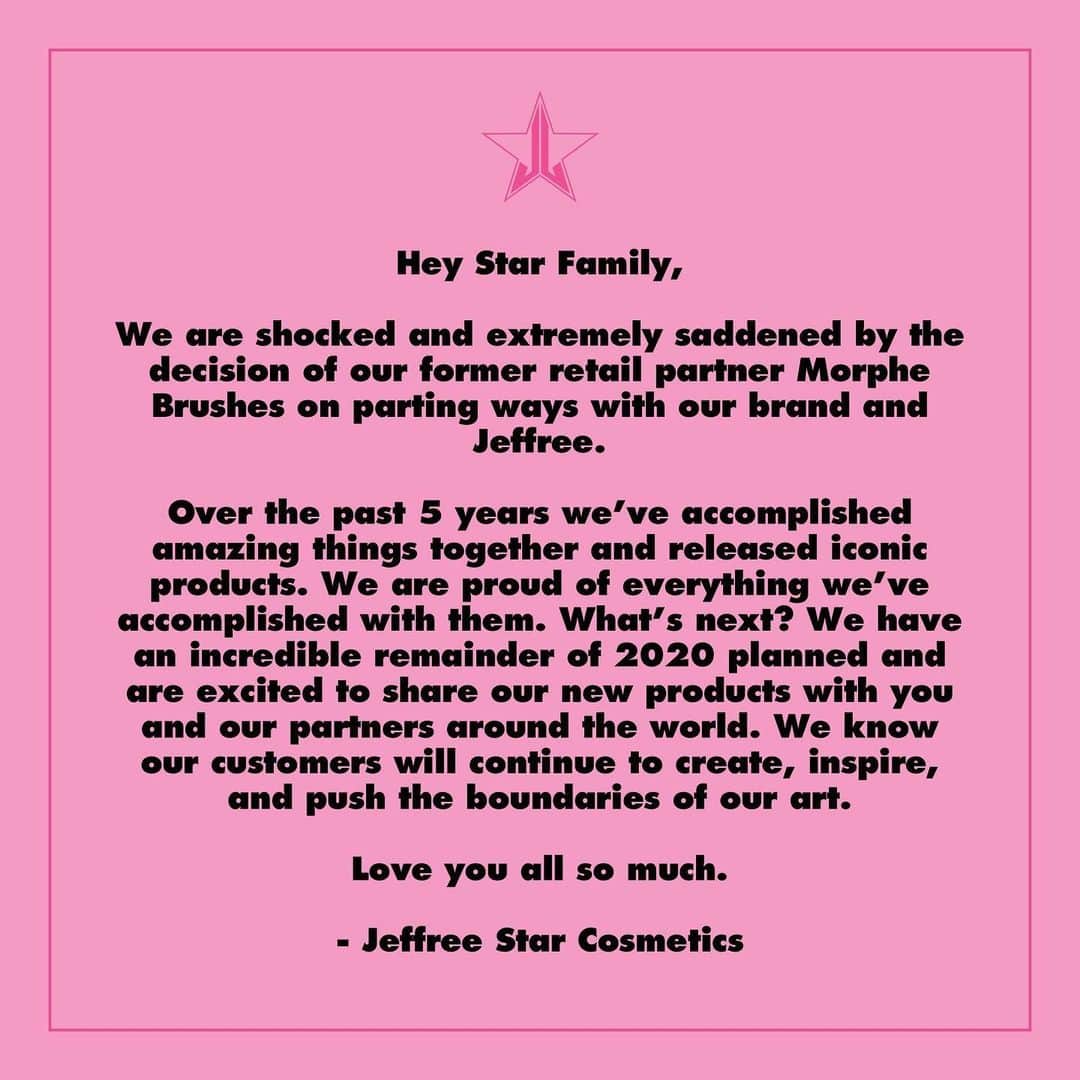 Jeffree Star Cosmeticsさんのインスタグラム写真 - (Jeffree Star CosmeticsInstagram)「Dear Star Family...」7月11日 7時40分 - jeffreestarcosmetics