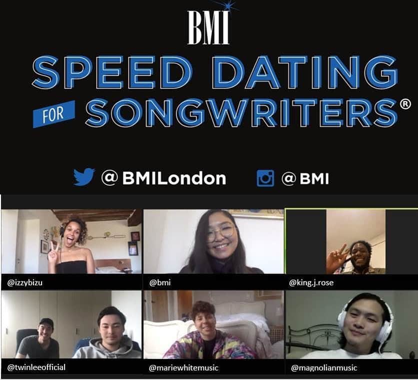 Broadcast Music, Inc.さんのインスタグラム写真 - (Broadcast Music, Inc.Instagram)「We may still be social distancing but we haven’t missed a beat when it comes to #BMISpeedDating! Thanks for joining @izzybizu @king.j.rose @twinleeofficial @mariewhitemusic @magnolianmusic! #BMILondon」7月11日 9時17分 - bmi