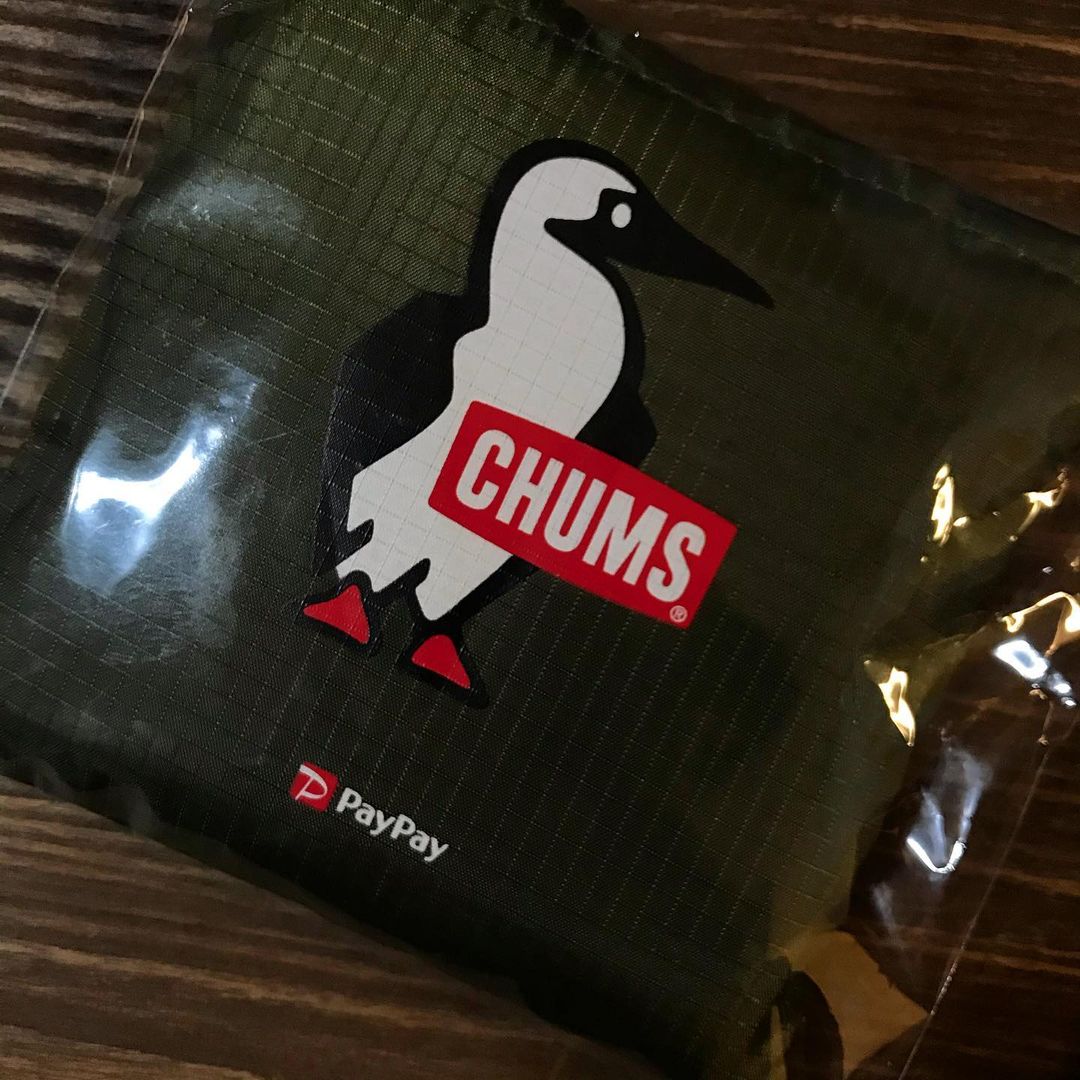 sioneのインスタグラム：「3つほど確保してきたw  #chums #paypay #セブンイレブン #エコバッグ」