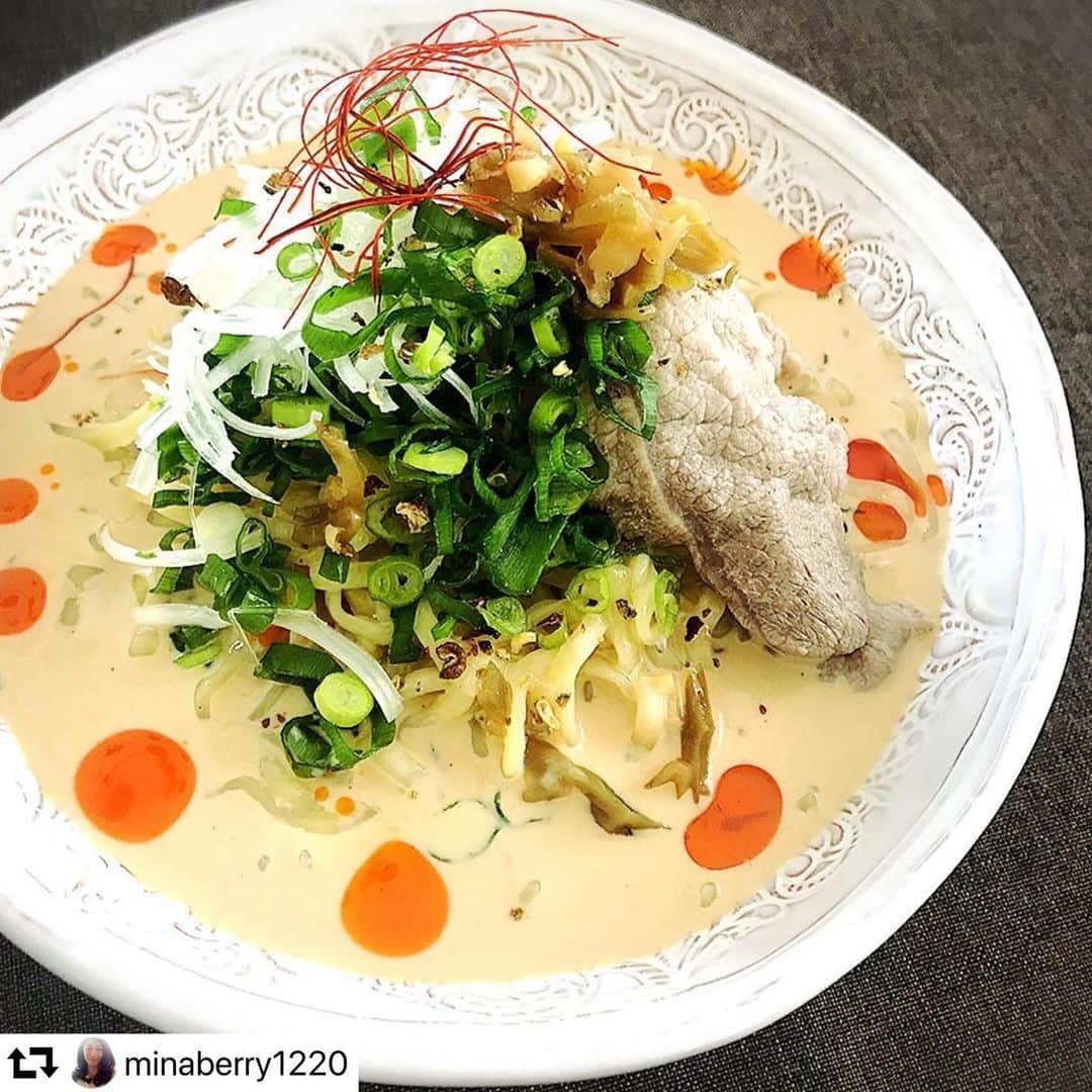 クスパさんのインスタグラム写真 - (クスパInstagram)「#repost @minaberry1220 ・・・ 冷やし豆乳担々麺♡ヘルシー且つ美味❣️   #テーブルコーディネート　#おうち時間 #おうちで過ごそう #おうちカフェ#クスパ #料理教室 #お料理教室 #料理教室東京 #習い事 #習い事教室 #おもてなし料理教室 #お菓子教室 #ケーキ教室 #お菓子 #おもてなし料理教室東京 #お菓子教室東京 #ケーキ教室東京 #おもてなし #おうちご飯 #おうちごはん #お家ごはん #手づくりごはん #手作りご飯 #美味しい #おいしい #料理好きな人と繋がりたい #料理好きな人とつながりたい」7月11日 18時44分 - cookingschoolpark