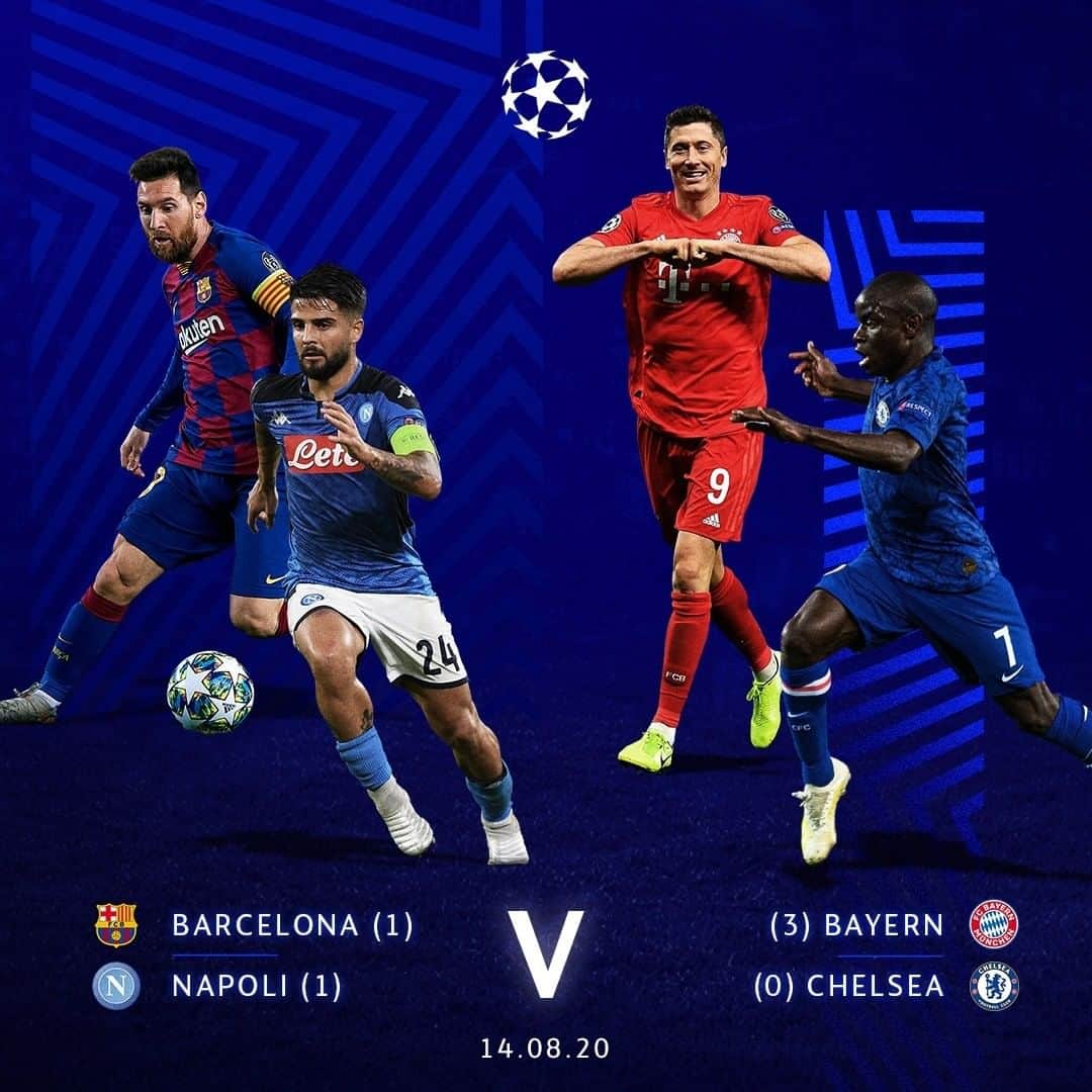 UEFAチャンピオンズリーグさんのインスタグラム写真 - (UEFAチャンピオンズリーグInstagram)「Which of these 4 sides will reach the semi-final? 🤔⁣ ⁣ #UCLdraw」7月11日 19時04分 - championsleague
