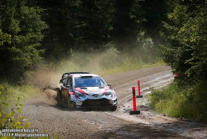 勝田貴元さんのインスタグラム写真 - (勝田貴元Instagram)「I was so happy to feel the G-force, speed, impacts, and thrill again. I can’t wait next test💪 Great photos by 📸 Jukka-Pekka Leinonen J-P motorsport media Kiitos🙏🇫🇮 久々に感じるスピード感やGフォース、衝撃、スリルは本当に特別な感覚でした。 次走れるのはいつだろう…次がまた楽しみ！！ #yariswrc #test #happy #感謝 #jukkapekkaleinonen  #toyotagazooracing」7月11日 19時30分 - takamotokatsuta