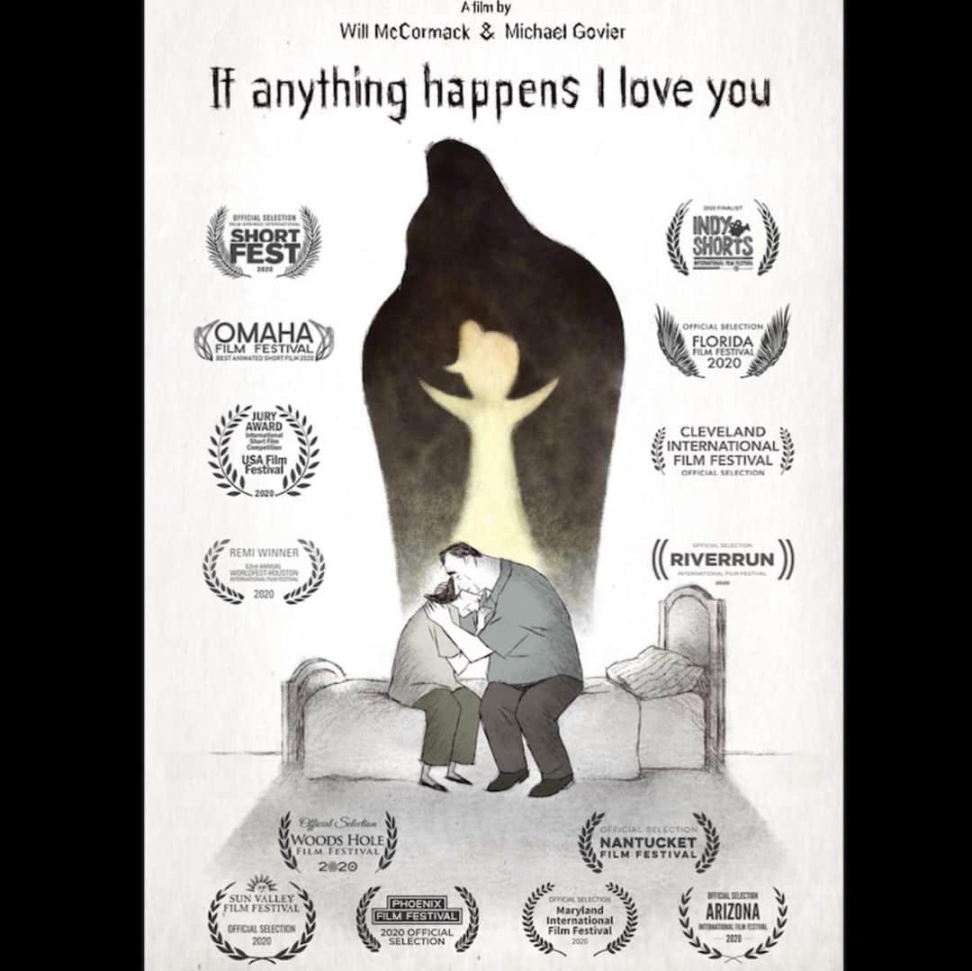 ウィル・マコーマックのインスタグラム：「We are so excited to show you our film! “If anything happens I love you” is Coming very soon. Please follow our film at @ohgoodpro 🧡」