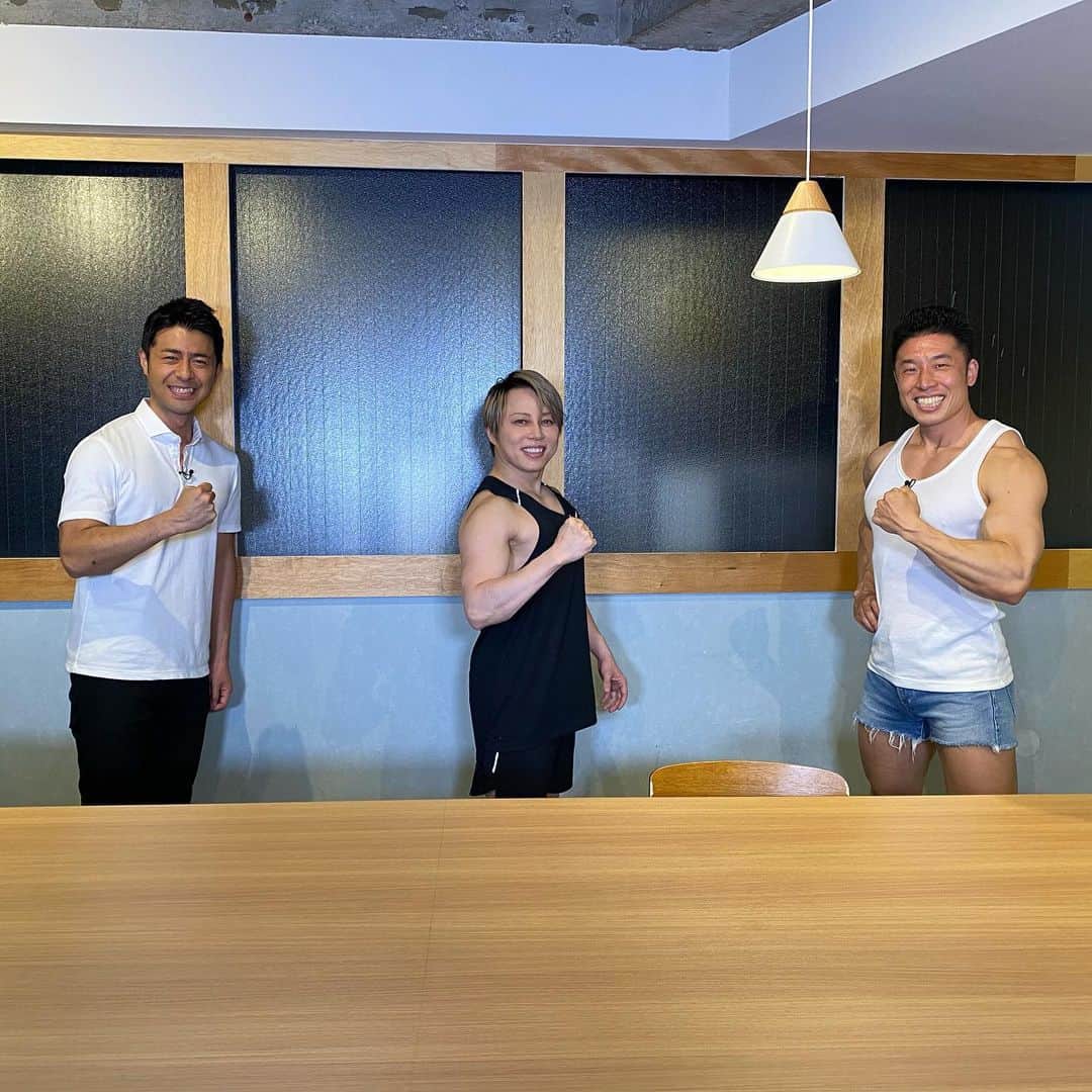 のインスタグラム：「💪﻿ 刺激的な時間でした。﻿ ﻿ #KinKiKidsのブンブブーン﻿ #減量時のおすすめグルメ特集﻿ #西川貴教 さん﻿ #なかやまきんに君 さん﻿ #ありがとうございました﻿ #イチから鍛え直します」