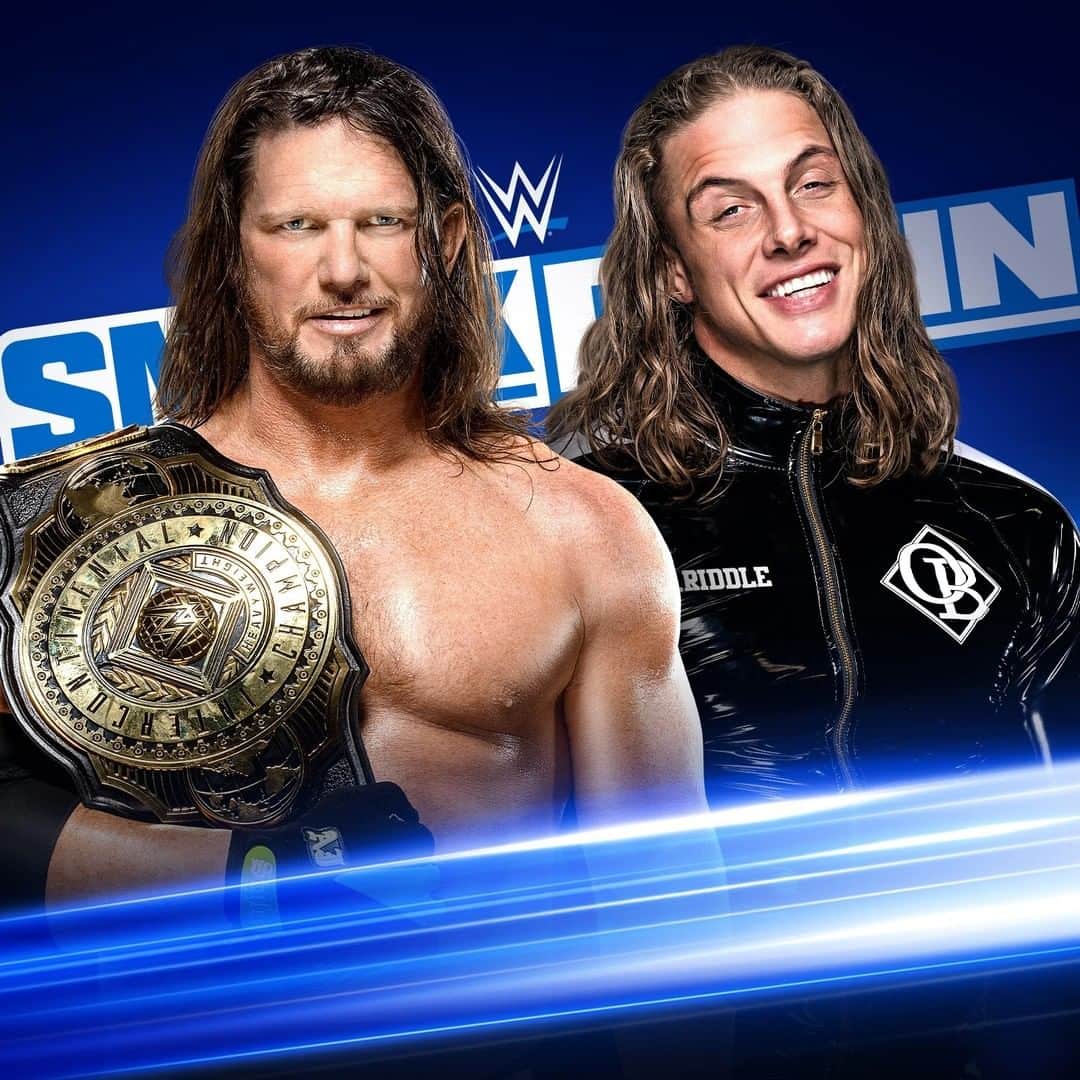 WWEさんのインスタグラム写真 - (WWEInstagram)「@ajstylesp1 puts the #ICTitle on the line against @riddlebro NEXT WEEK on #SmackDown!」7月11日 11時35分 - wwe