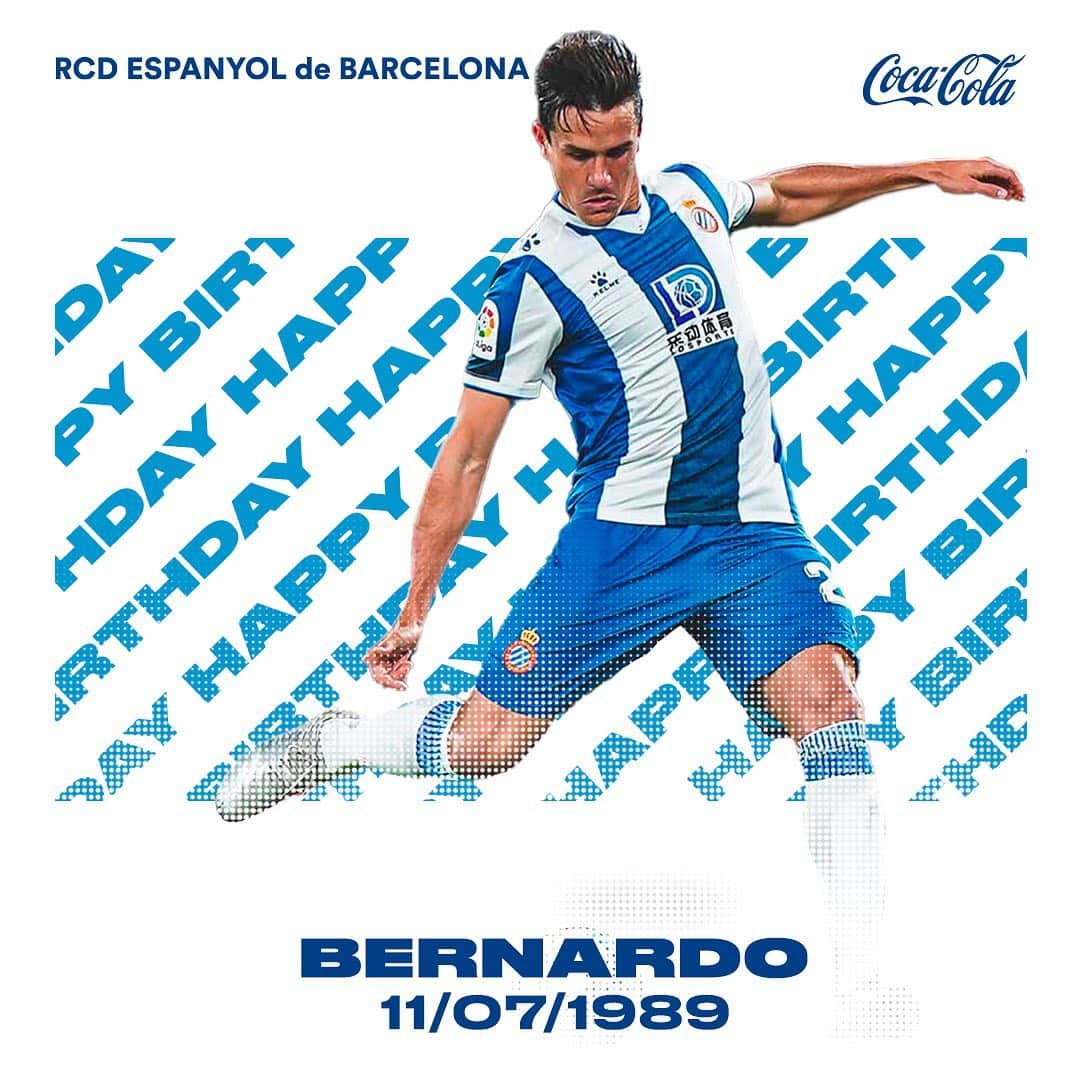 RCDエスパニョールさんのインスタグラム写真 - (RCDエスパニョールInstagram)「🎂 Avui és l’aniversari de Bernardo! Per molts anys! 😀 ¡Hoy celebra su cumpleaños @bernardo_ez ! ¡Muchas felicidades! 🥳 Happy birthday, Bernardo! Enjoy your day! 😊 生日快乐，贝尔纳多！  - #EspanyoldeBarcelona  #RCDE  #happybirthday」7月11日 15時14分 - rcdespanyol
