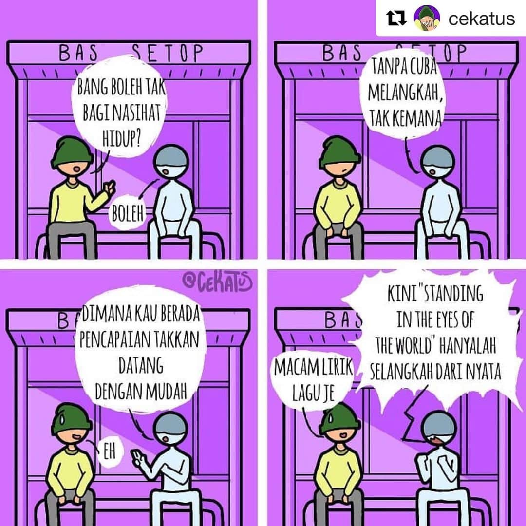 Koleksi Komik Malaysiaさんのインスタグラム写真 - (Koleksi Komik MalaysiaInstagram)「#Repost @cekatus with @get_repost ・・・ Best borak dengan orang kepala penuh gam . Siapa tahu lagu ni ayuh la kita menyanyi bersama . . #gengkomik#komikm#komikmalaysia#cartoon#webcomic#comics#comicstrip#illustration#drawing#digitalart#comic#komik#malaysia#art#painting#digitalpainting#humor#gengkomikmalaysia#lawakhambar#komikstrip#komiklawak#lawak#cekatus」7月11日 15時33分 - tokkmungg_exclusive