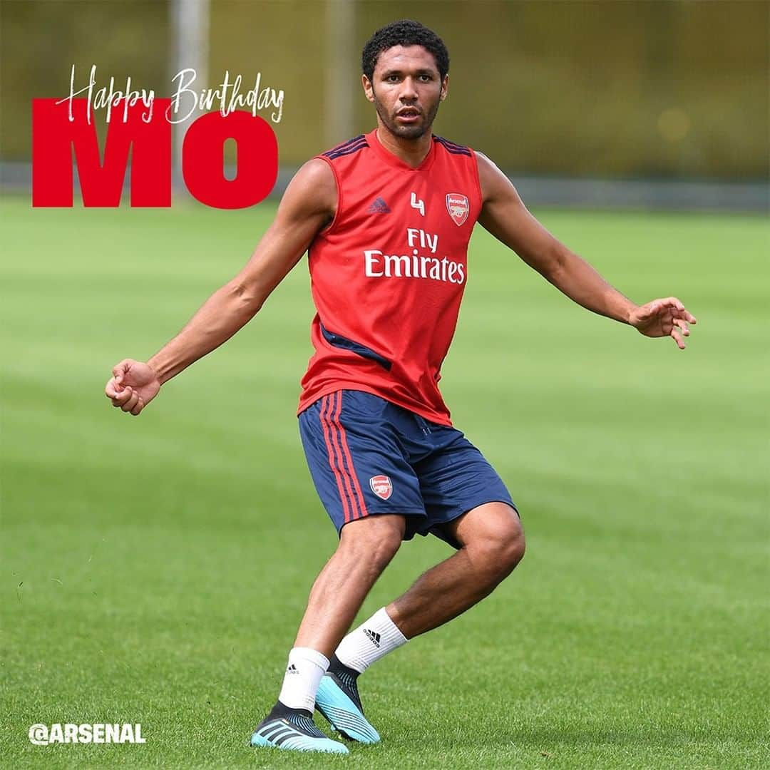 アーセナルFCさんのインスタグラム写真 - (アーセナルFCInstagram)「Happy birthday, Mo! 🎁 🎂 🎈⁠ ⁠ #Arsenal #Elneny #AFC #Egypt」7月11日 15時45分 - arsenal