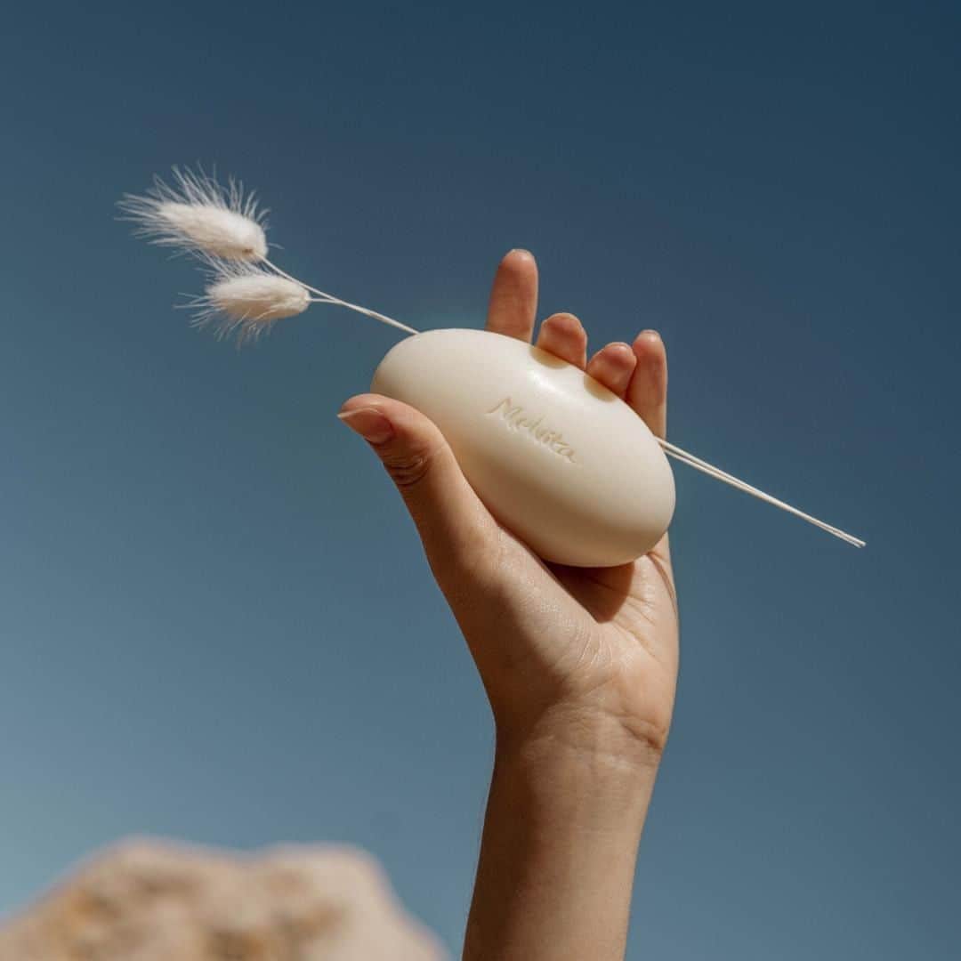 Melvita Officialのインスタグラム：「“C’était mieux avant”, et si c’était le cas pour les savons solides ? 💭.  Utiliser des savons solides certifiés bio représente bien des avantages :  🌿 Plus économique 🌿Plus écologique 🌿 Meilleure composition 🌿Zéro déchet  Et vous plutôt team savon solide ou savon liquide ?  #Melvita #savonbio #zerodechet #cleanbeauty #bio #nature #greencosmetic」
