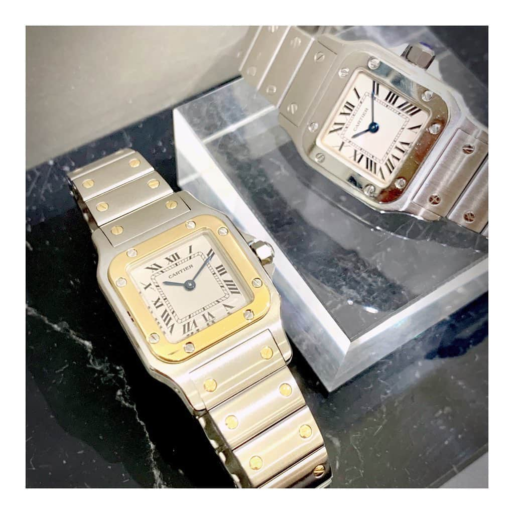 HIROBさんのインスタグラム写真 - (HIROBInstagram)「-HIROB大宮ルミネ-﻿ ﻿ Vintage Cartier Santos﻿ ﻿ ヴィンテージカルティエ﻿ サントスが入荷いたしました。﻿ ﻿ ﻿ 左(ss+18kyg)﻿ No,20003890-911710﻿ ¥270,000+tax﻿ ﻿ 右﻿ No.16003890-561330﻿ ¥230,000﻿ ﻿ ﻿ 通信販売も承っておりますので、お気軽にお問い合わせ下さい(送料無料キャンペーン中)﻿ ﻿ ﻿ ✨7月12日(日)まで 10%OFF開催中✨﻿ ※一部除外あり﻿ ﻿ ﻿ 当面の間、下記のお時間に営業時間を短縮しております。﻿ ﻿ 営業時間﻿ 平日  11:00〜21:00﻿ 土日祝 11:00〜20:00﻿ ﻿ 皆様のご来店お待ちしております﻿ ﻿ お問い合わせ﻿ tel: 048-645-1411﻿ ﻿ #hirob﻿ #hirobomiya﻿ #baycrews﻿ #Vintage ﻿ #Cartier﻿ #Santos﻿ #Watch﻿ #omiya﻿ ﻿ #ヒロブ﻿ #ヒロブ大宮﻿ #ベイクルーズ﻿ #アンティーク﻿ #ヴィンテージ﻿ #カルティエ﻿ #サントス﻿ #時計﻿ #大宮ルミネ﻿ ﻿ #观看﻿ #酿酒」7月11日 17時08分 - hirob.jp