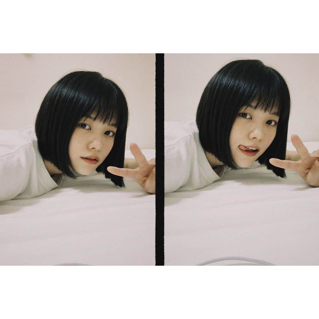 志田彩良さんのインスタグラム写真 - (志田彩良Instagram)「・ 次の作品に向け、髪の毛を切りました。 最近、伸ばしたり、切ったりを繰り返していて それに合わせて私服やメイクを考えるのが楽しいです！ 次の作品も楽しい現場になりそうで わくわくしています😋」7月11日 17時09分 - sarashida_official