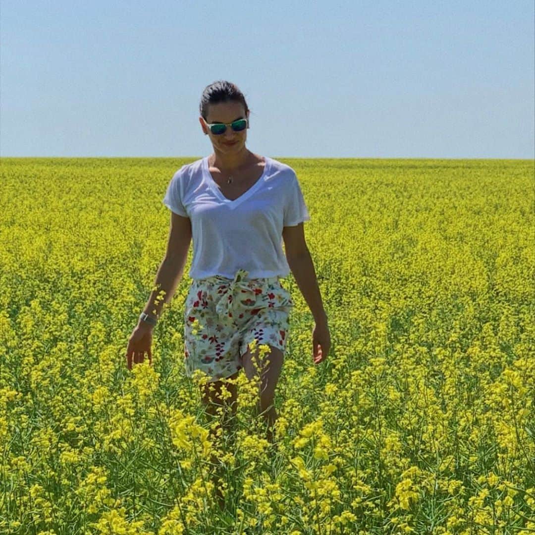エレーナ・イシンバエワのインスタグラム：「Поле с пшеницей, узнала. Поле  подсолнухов, узнала. ⠀ А что это за поле, я так и не поняла...🤷🏻‍♀️ ⠀ Кто знает, подскажите? 🤓🤔 ⠀ Field with wheat, I found out. Field of sunflowers, I found out. ⠀ And what this field is, I did not understand... 🤷🏻‍♀️ ️ ⠀ Who knows, tell me? 🤓🤔」