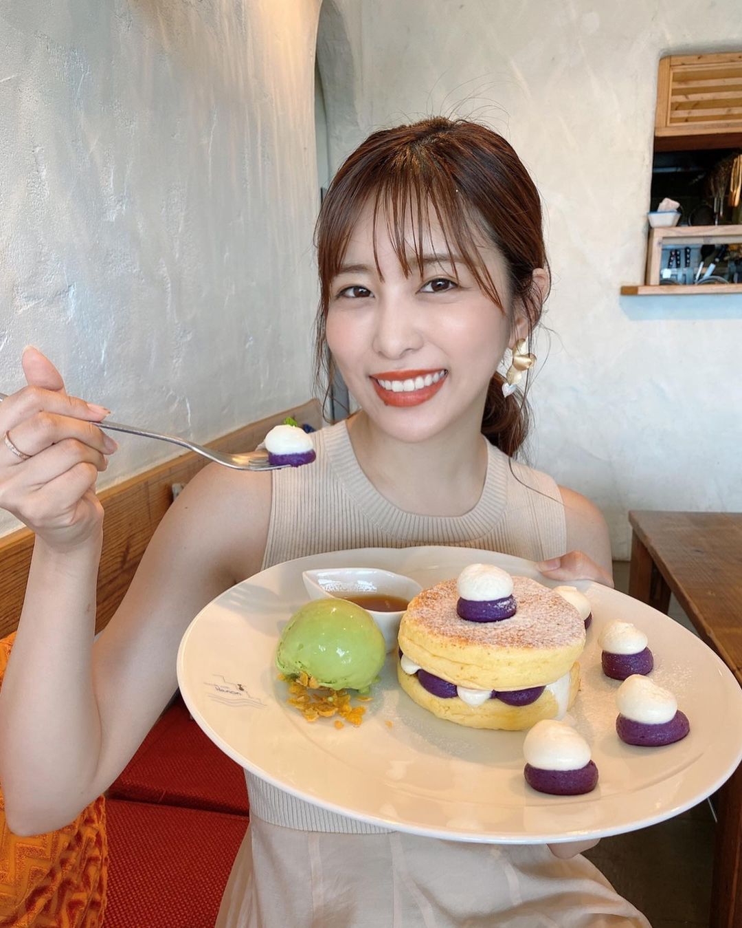 桃衣香帆さんのインスタグラム写真 - (桃衣香帆Instagram)「🥞」7月11日 20時44分 - momoikaho