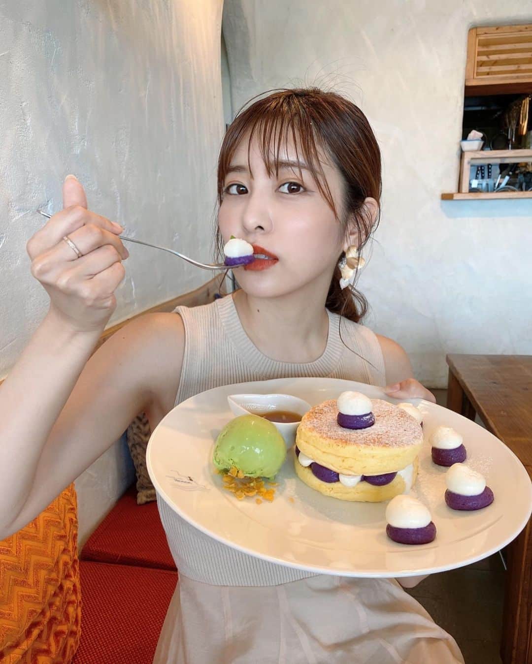 桃衣香帆さんのインスタグラム写真 - (桃衣香帆Instagram)「🥞」7月11日 20時44分 - momoikaho